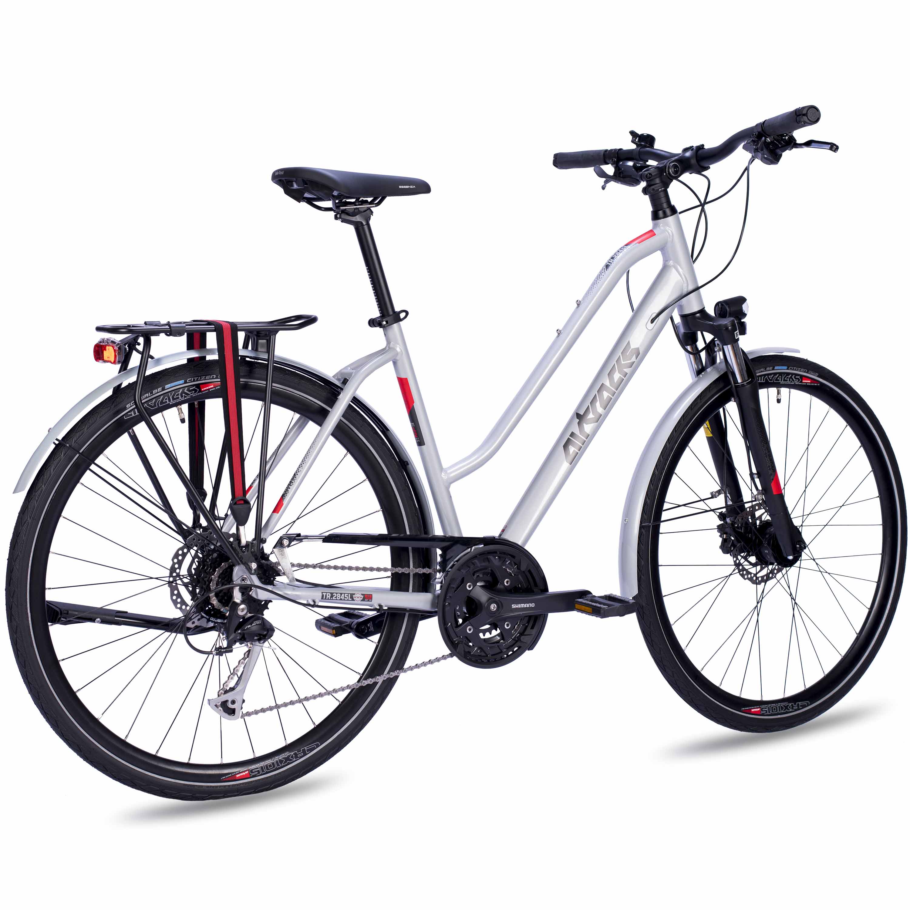 28" Damen Trekking Fahrrad TR.2845L Trekkingrad Shimano 27 Gang Alivio RD-M3100-SGS Shadow