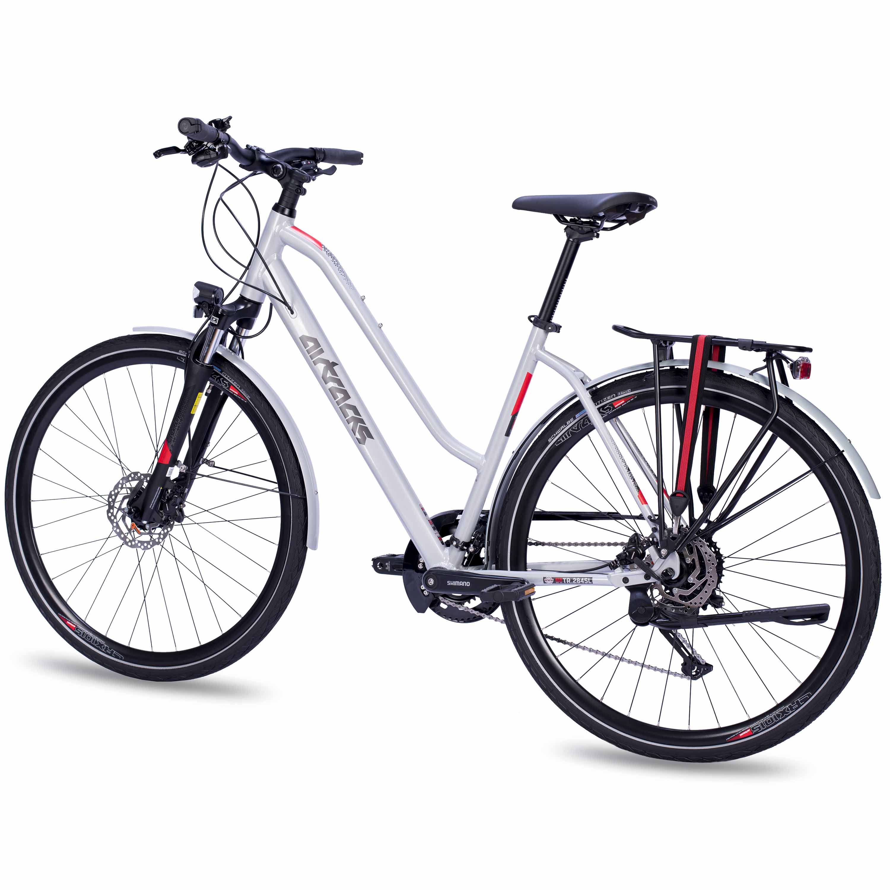28" Damen Trekking Fahrrad TR.2845L Trekkingrad Shimano 27 Gang Alivio RD-M3100-SGS Shadow