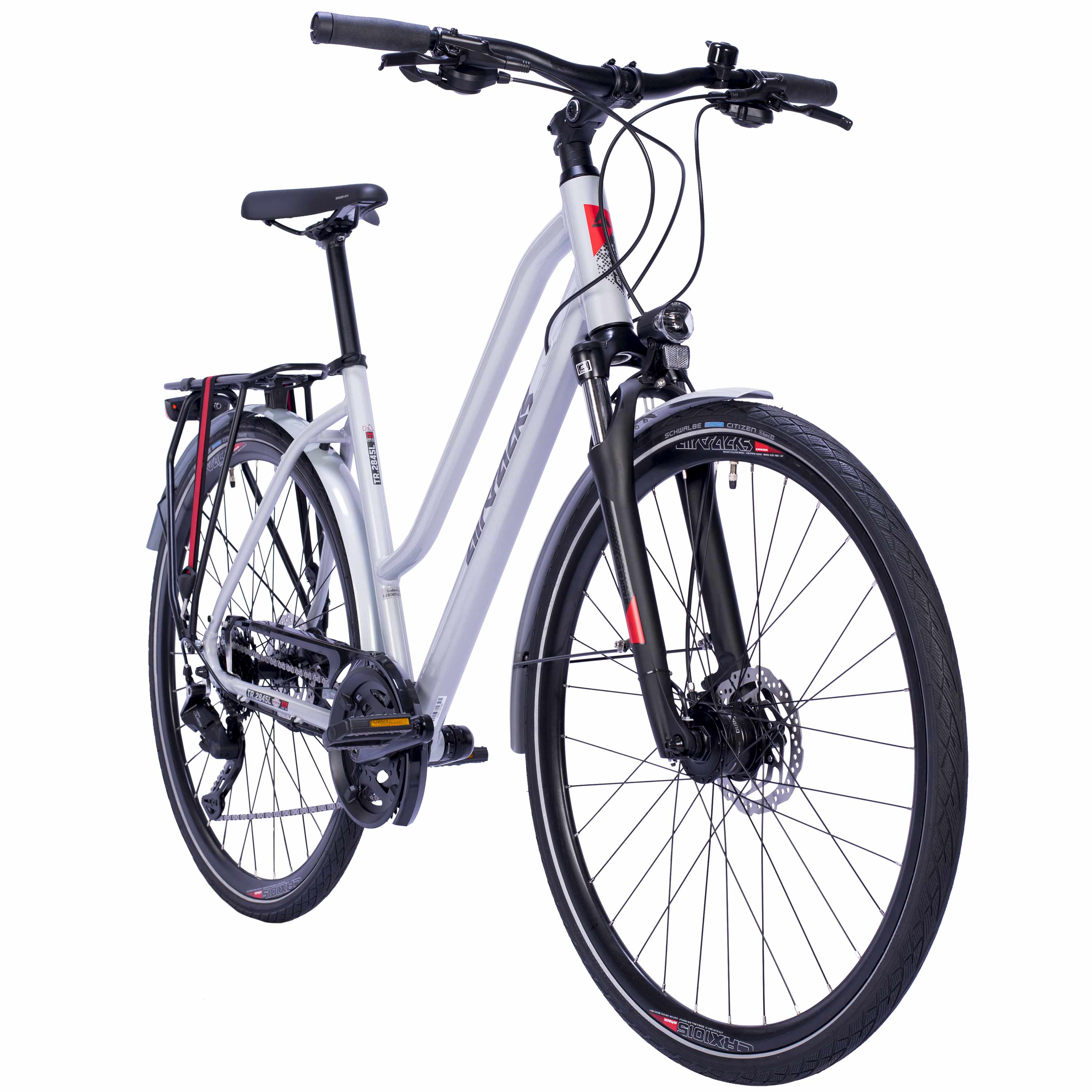 28" Women's Trekking Bicycle TR.2845L 2 x 9 SPEED SHIMANO CUES RD-U3020-9