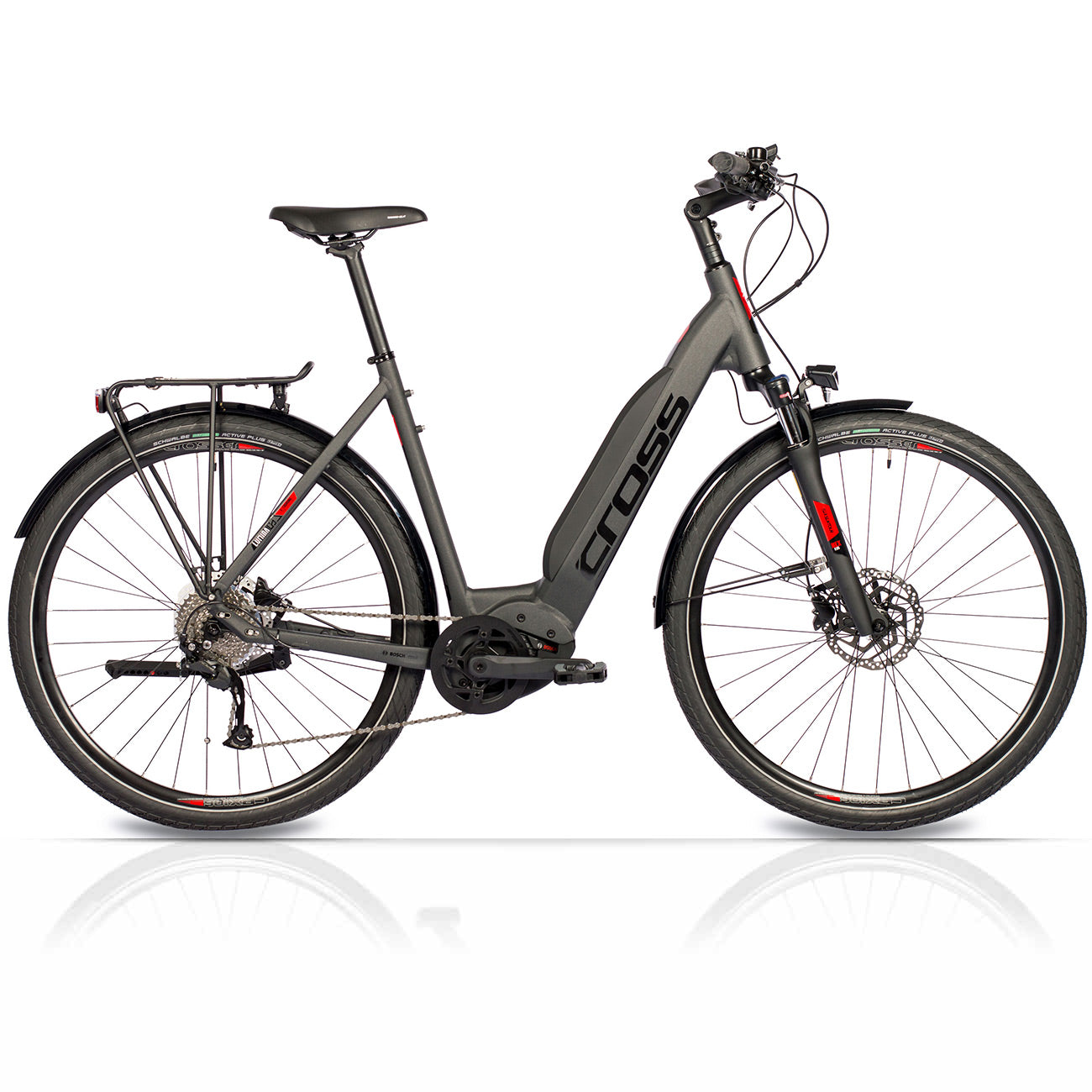 e bike trekking cube damen 28 Zoll Damen Herren Low Step Wave E-Bike Trekking Fahrrad LUMINA BOSCH PERFORMANCE LINE CX GEN4 500 Wh 9 Gang SHIMANO ALIVIO RD-M3100 SGS Shimano 9 Gang Power Pack 500 Wh Bosch