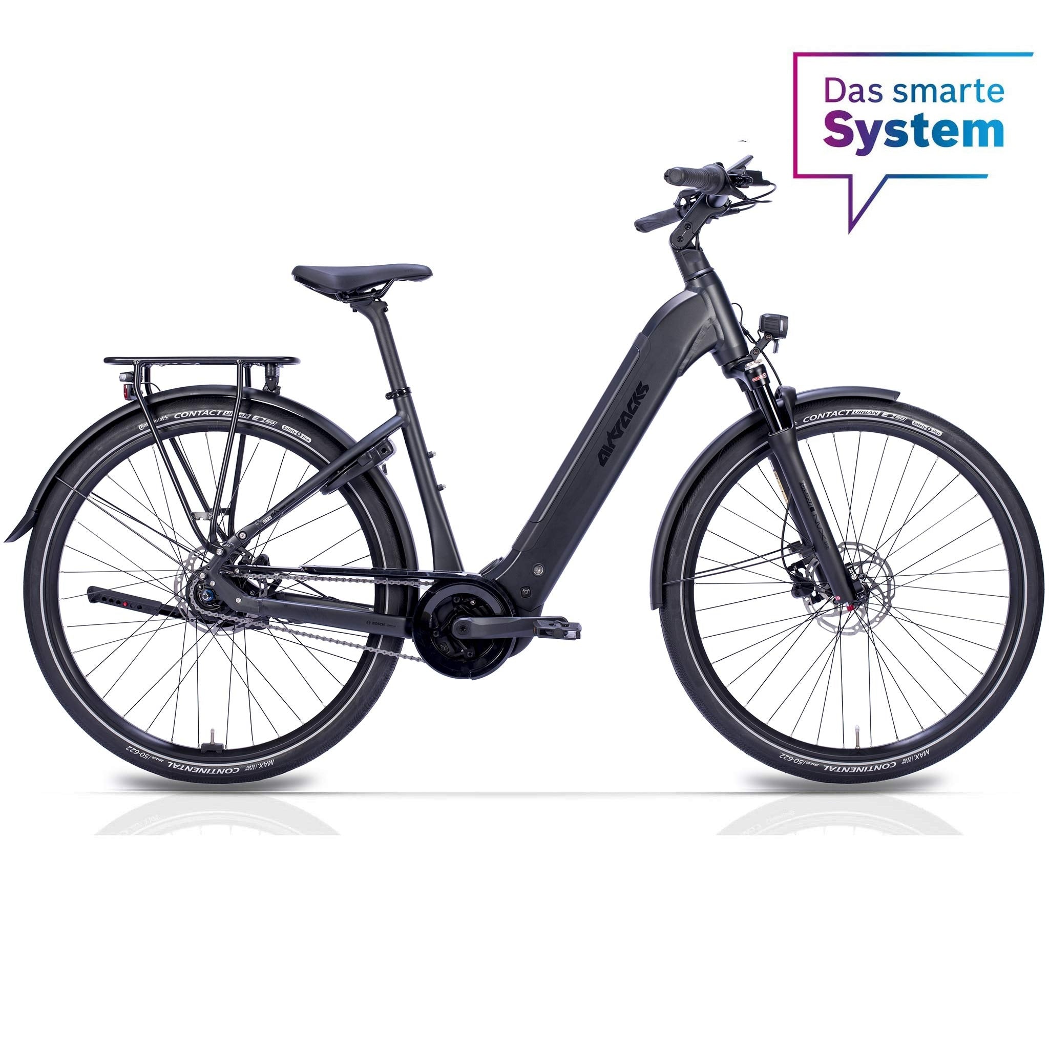 28" Damen E-Bike CIty Fahrrad LS Wave TERRA CT2 BOSCH Performance Line Smart System POWERTUBE 600 Wh 8 x Gang SHIMANO NEXUS RÜCKTRITTBREMSE Schwarz