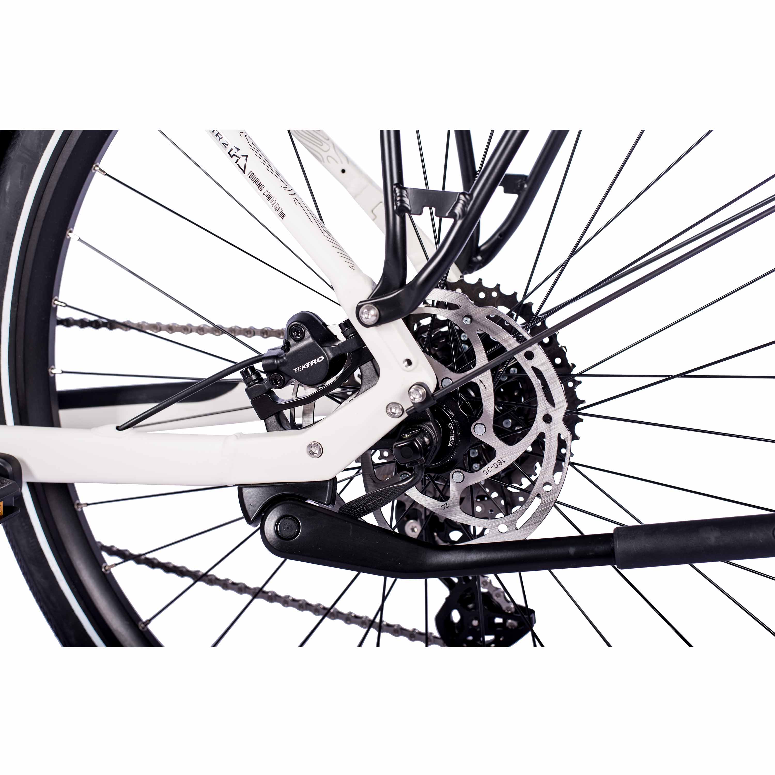 28" Damen E-Bike Trekking Fahrrad LS Wave TERRA TR2 BOSCH Performance Line PX Smart System POWERTUBE 600 Wh 10 x Gang SHIMANO DEORE RD-M5130 SGS Weiß