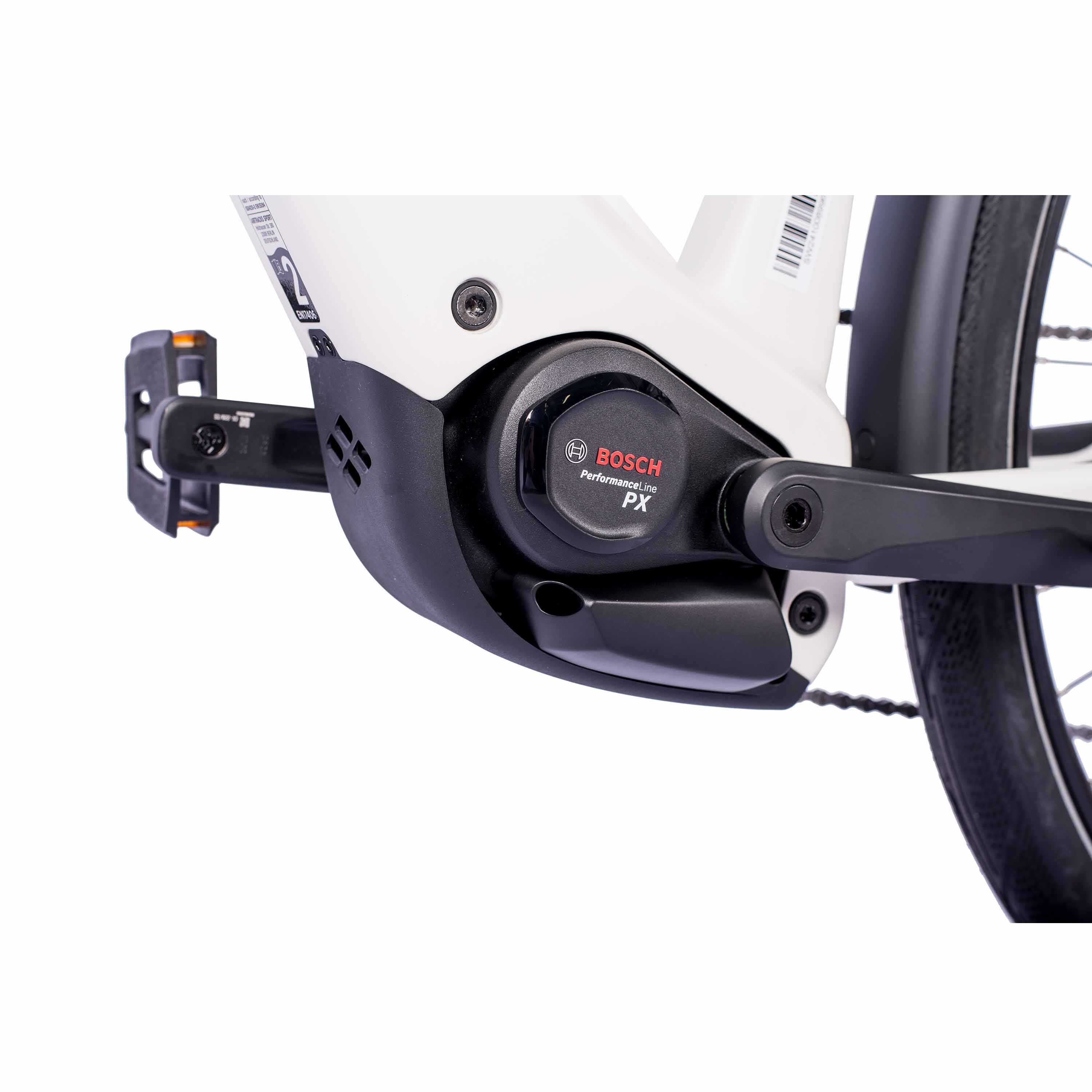 28" Damen E-Bike Trekking Fahrrad LS Wave TERRA TR2 BOSCH Performance Line PX Smart System POWERTUBE 600 Wh 10 x Gang SHIMANO DEORE RD-M5130 SGS Weiß