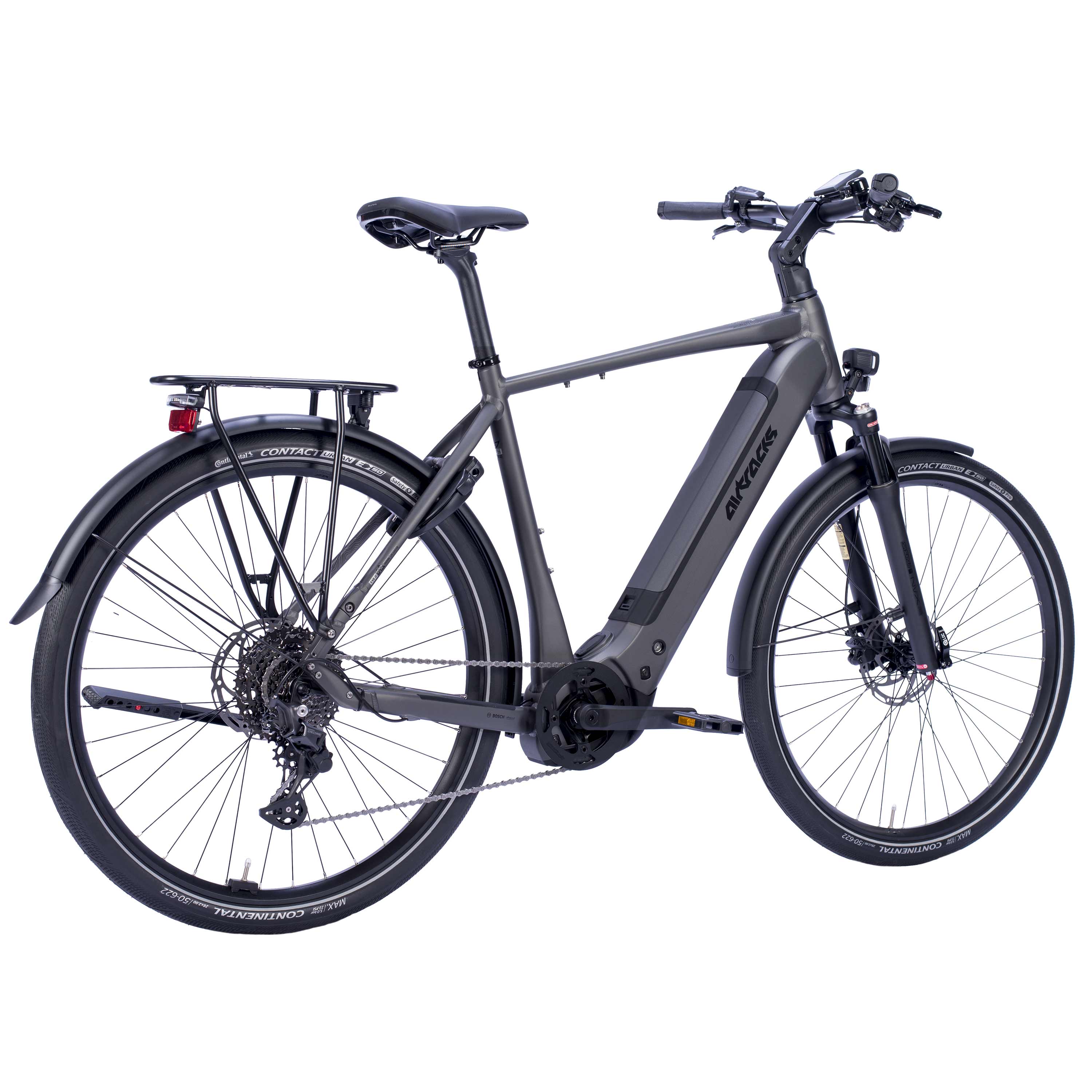 28" Herren E-Bike Trekking Fahrrad TERRA TR2 BOSCH Performance Line PX Smart System POWERTUBE 600 Wh 10 x Gang SHIMANO DEORE RD-M5130 SGS Schwarz