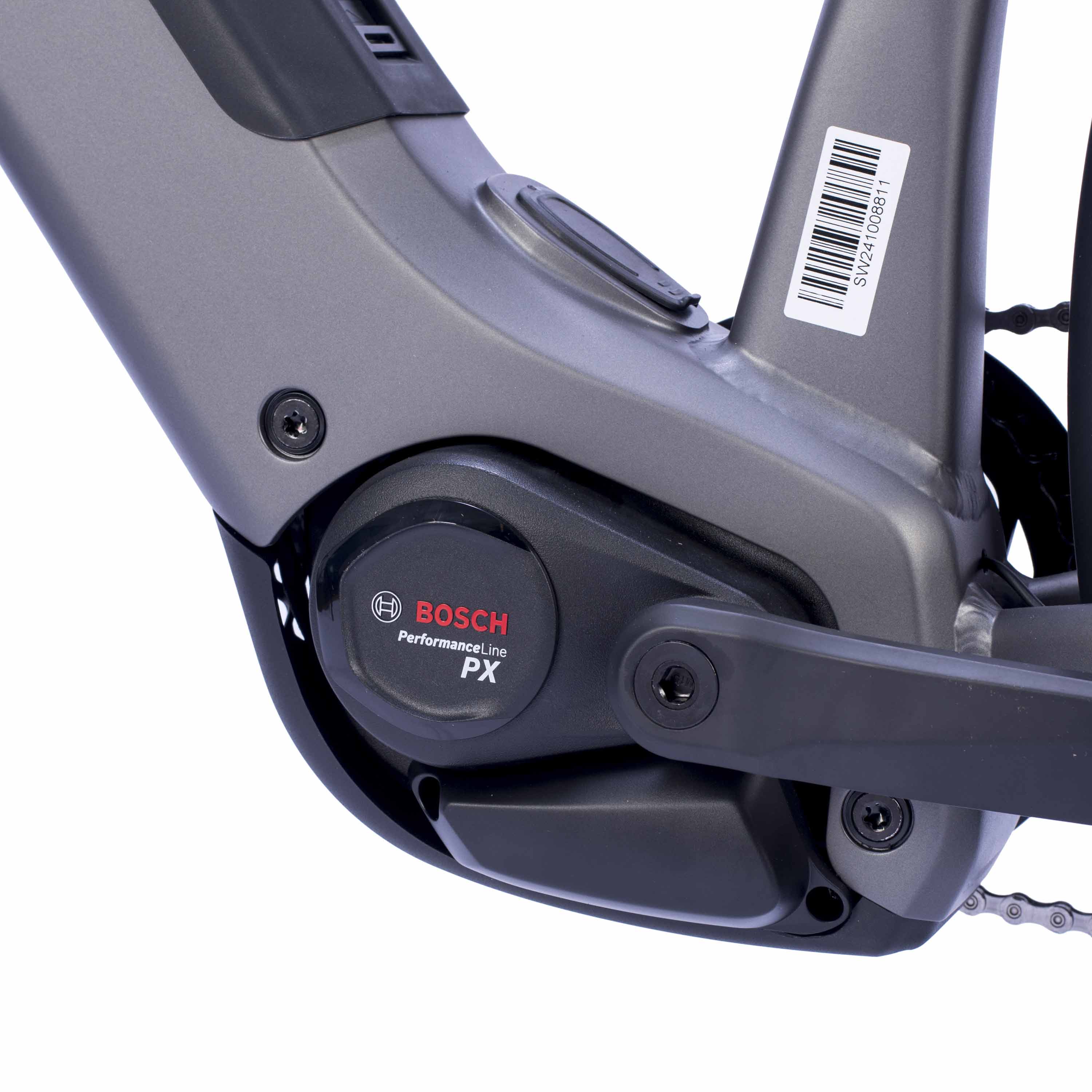 28" Herren E-Bike Trekking Fahrrad TERRA TR2 BOSCH Performance Line PX Smart System POWERTUBE 600 Wh 10 x Gang SHIMANO DEORE RD-M5130 SGS Schwarz