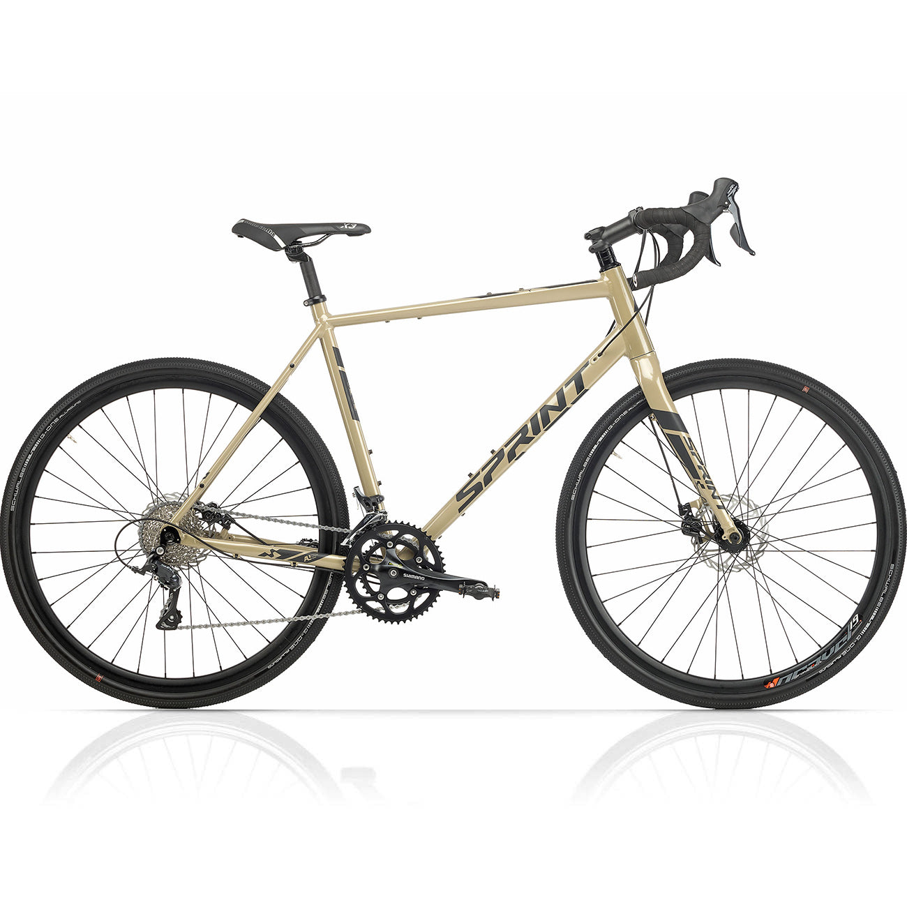 gravel bike 2 fach schaltung 28 Zoll Herren Gravel Bike WHISPER ELITE MD Fahrrad 2 x 9 Gang SHIMANO SORA ST-R3000. Größenempfehlung: 52 cm (170–185 cm), 56 cm (180–195 cm)