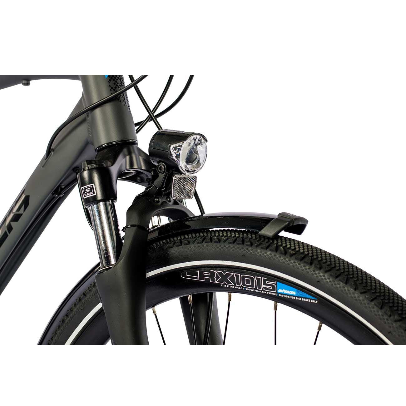 Hommes Trekking Bicycle 28 pouces Trekingrad Tr.2845 Shimano 27 x Gang Alivio Rd-T4000 SGS Shadow