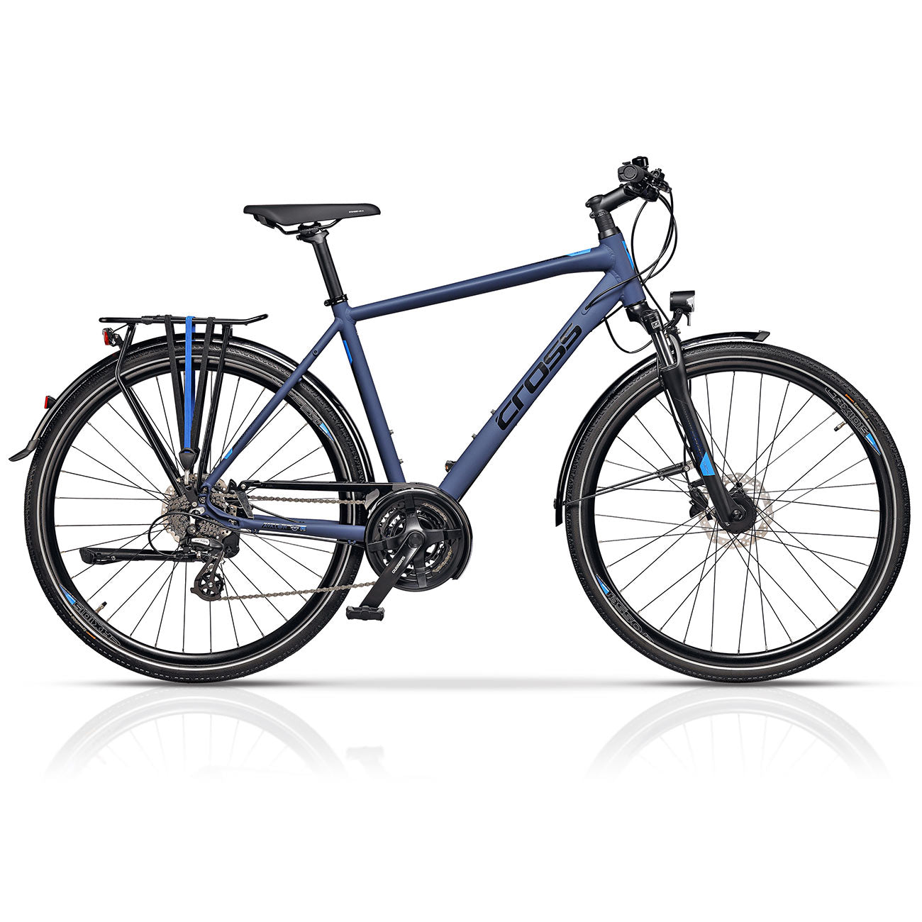 cross fahrrad 28 zoll herren 28 Zoll Herren Trekking Fahrrad Trekkingrad AVALON TREKK 24 x Gang Shimano Altus RD-M310 SGS Schwarz Weiß Herrenrad Trekkingrad City Bike Rahmenhöhe 48 52 56 60 cm M L XL günstig kaufen