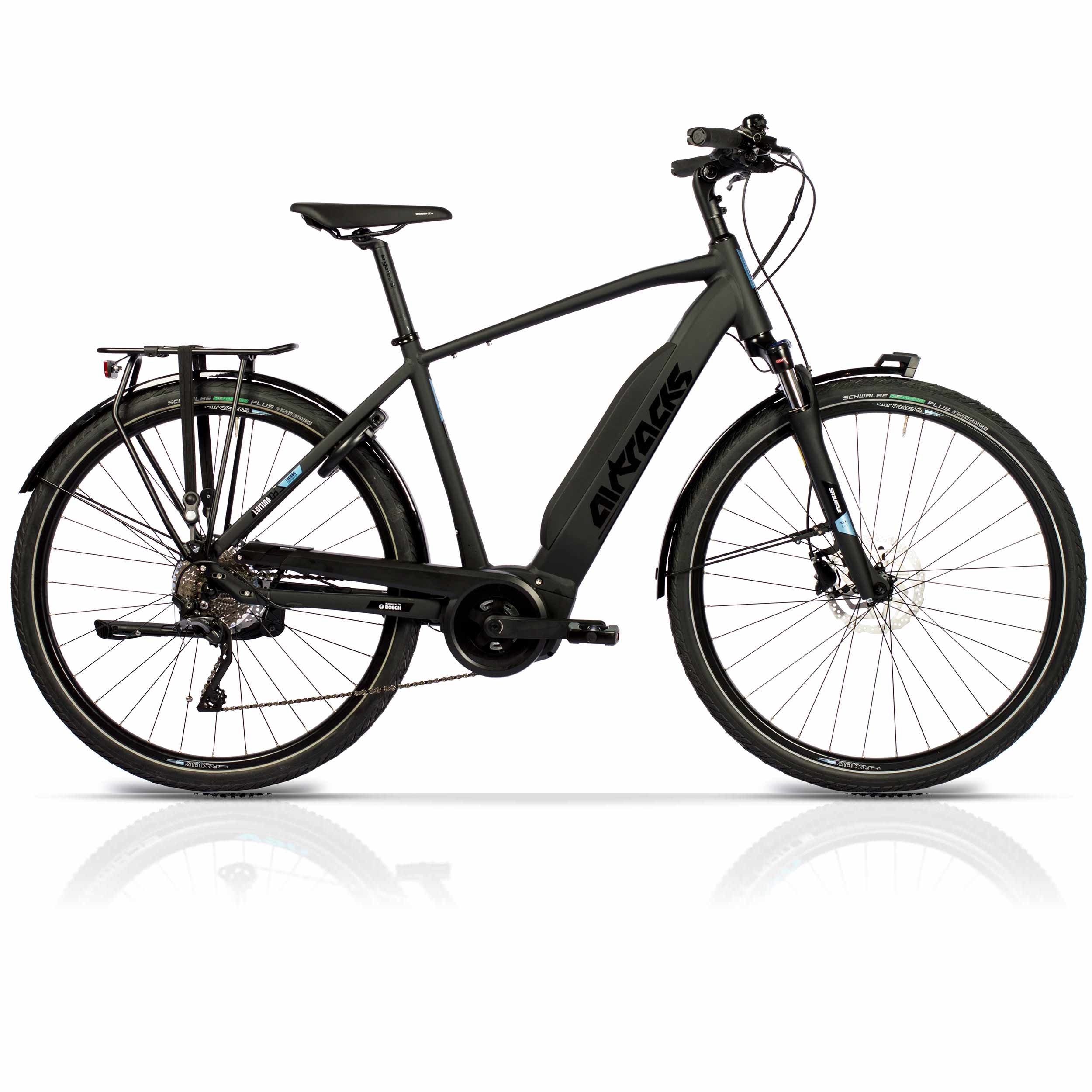 28 inch ladies e bike trekking bike LUMINA BOSCH ACTIVE PLUS LINE Gen 3 500 Wh 9s SHIMANO ALIVIO RD M3100 SGS Shimano 9 speed power pack 500 Wh Bosch eBike trekking bike city