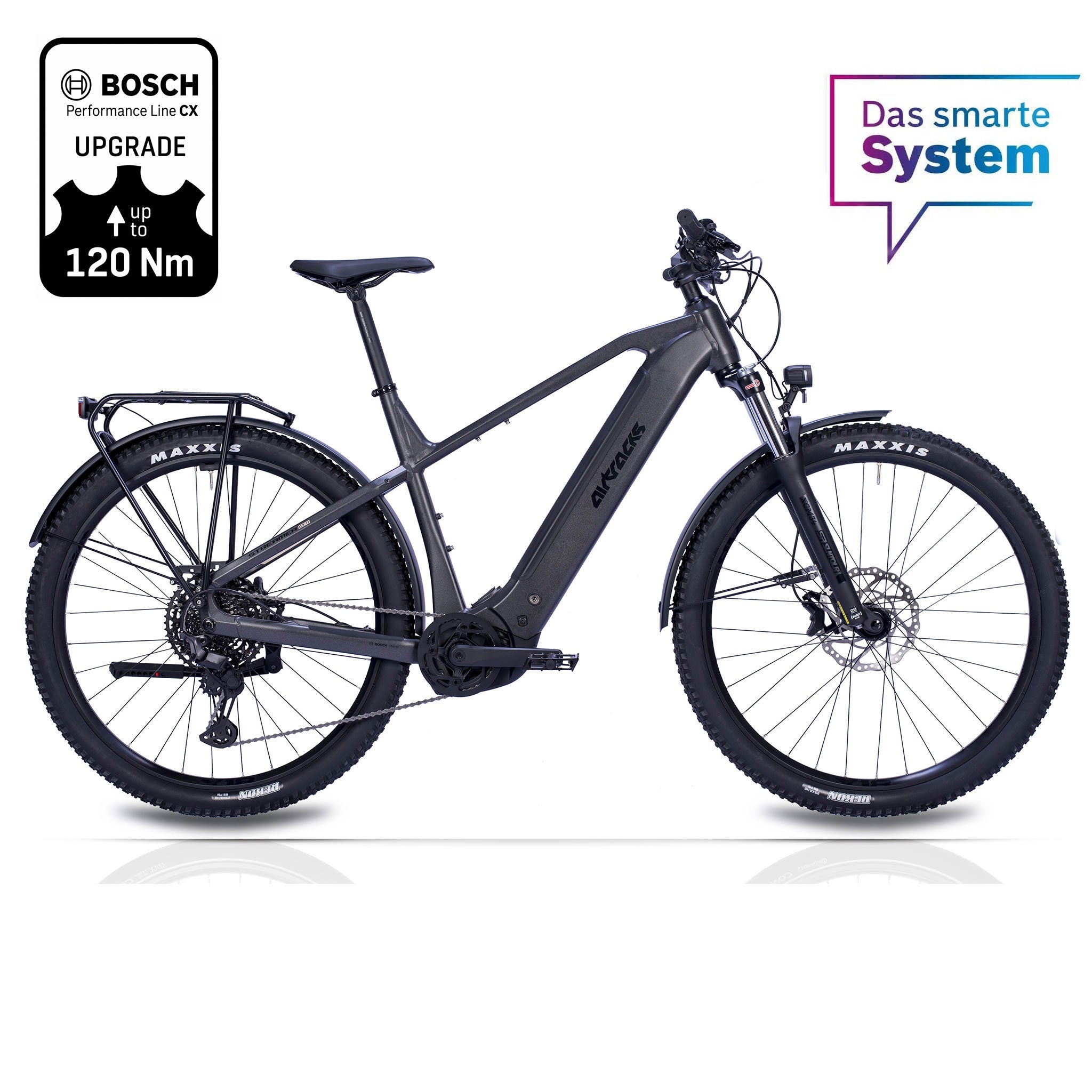 29" MTB E-SUV da uomo STREAMER CX11 BOSCH Performance Line CX (Gen 5) Smart System POWERTUBE 600 Wh 11 velocità SHIMANO XT RD-M8130 SGS