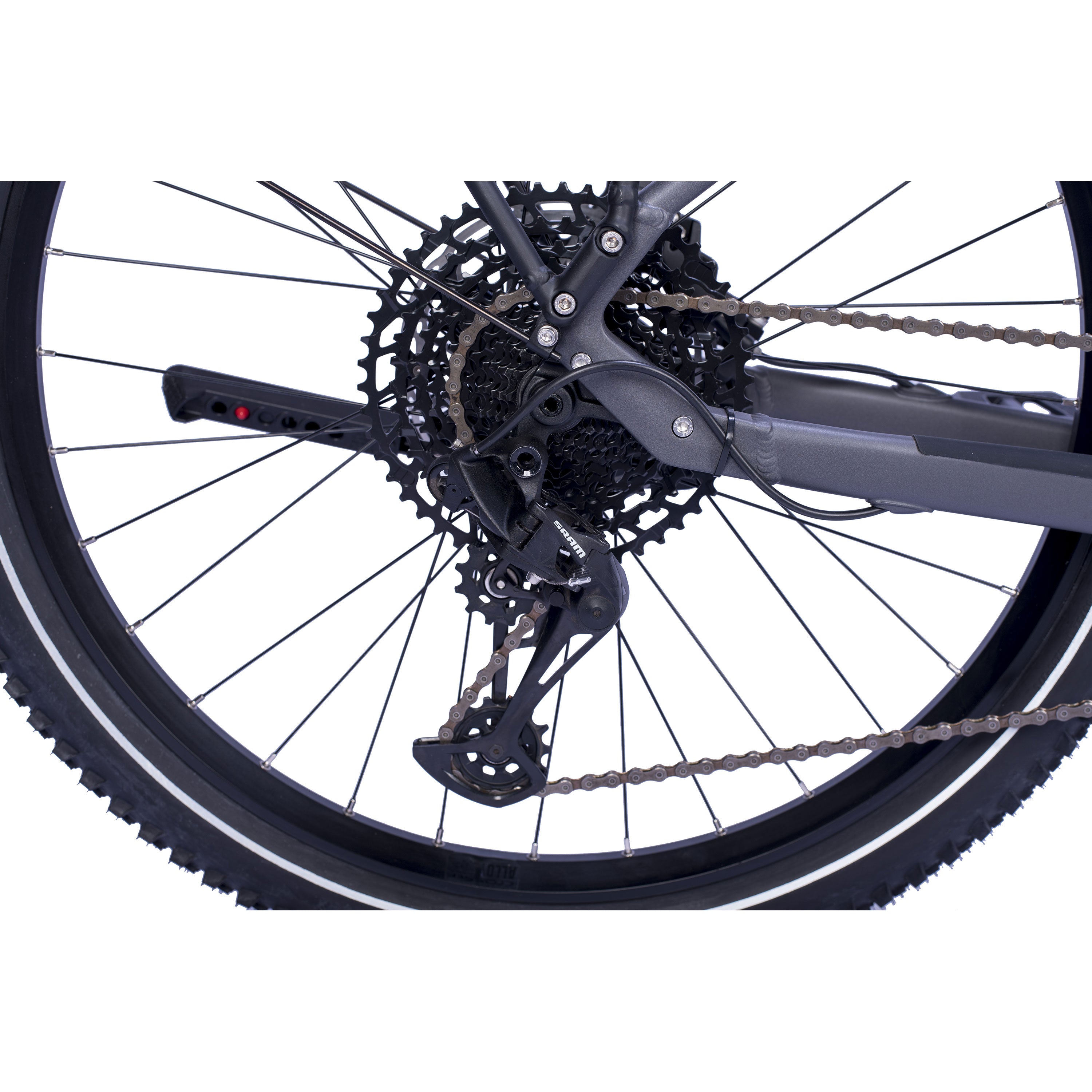 27,5" MTB E-SUV da uomo TERRA CX2 BOSCH PERFORMANCE LINE PX Smart System POWERTUBE 600 Wh 12 velocità SRAM SX EAGLE - Nero