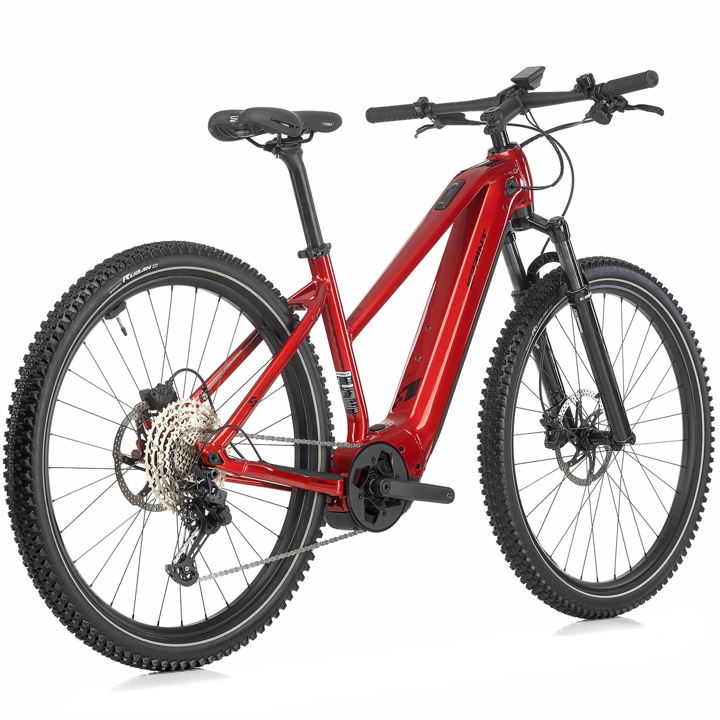 29" VTT électrique femmes SPRINT M 4.0 BOSCH PERFORMANCE LINE CX Smart System POWERTUBE 750 Wh 12 vitesses SHIMANO SLX RD-M7100-SGS Rouge