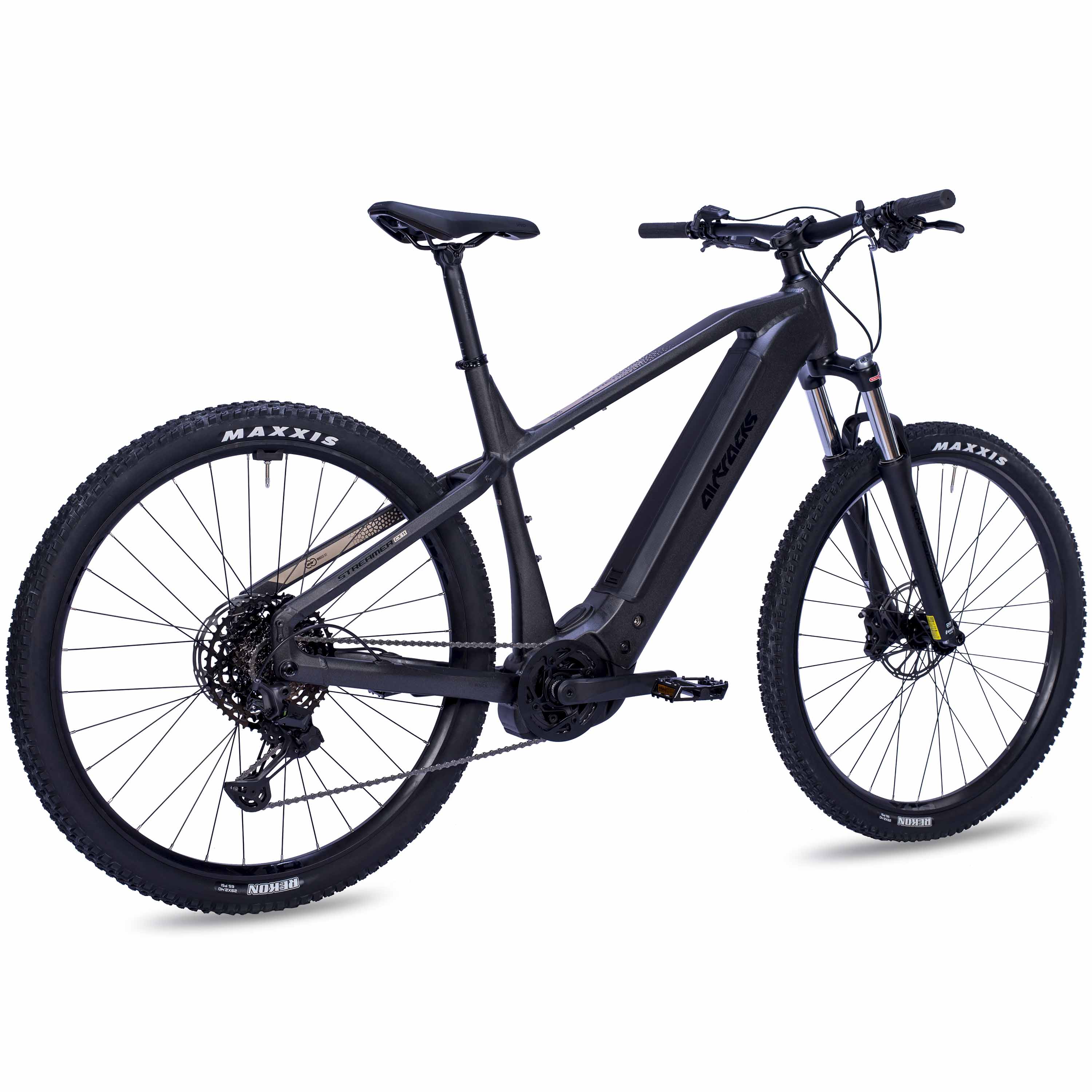 29" Herren E-MTB STREAMER CX11 BOSCH PERFORMANCE LINE CX GEN 5 Smart System POWERTUBE 600 Wh 11 x GANG SHIMANO XT RD-M8310 Schwarz