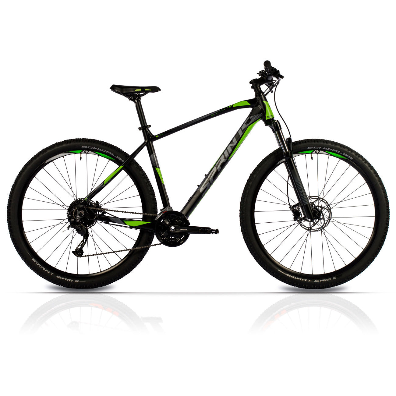 Uomini 27,5 MountainBike Apolon MTB Hardtail Bicycle 27 Gear Shimano Alivio RD-M3100, SGS S-N
