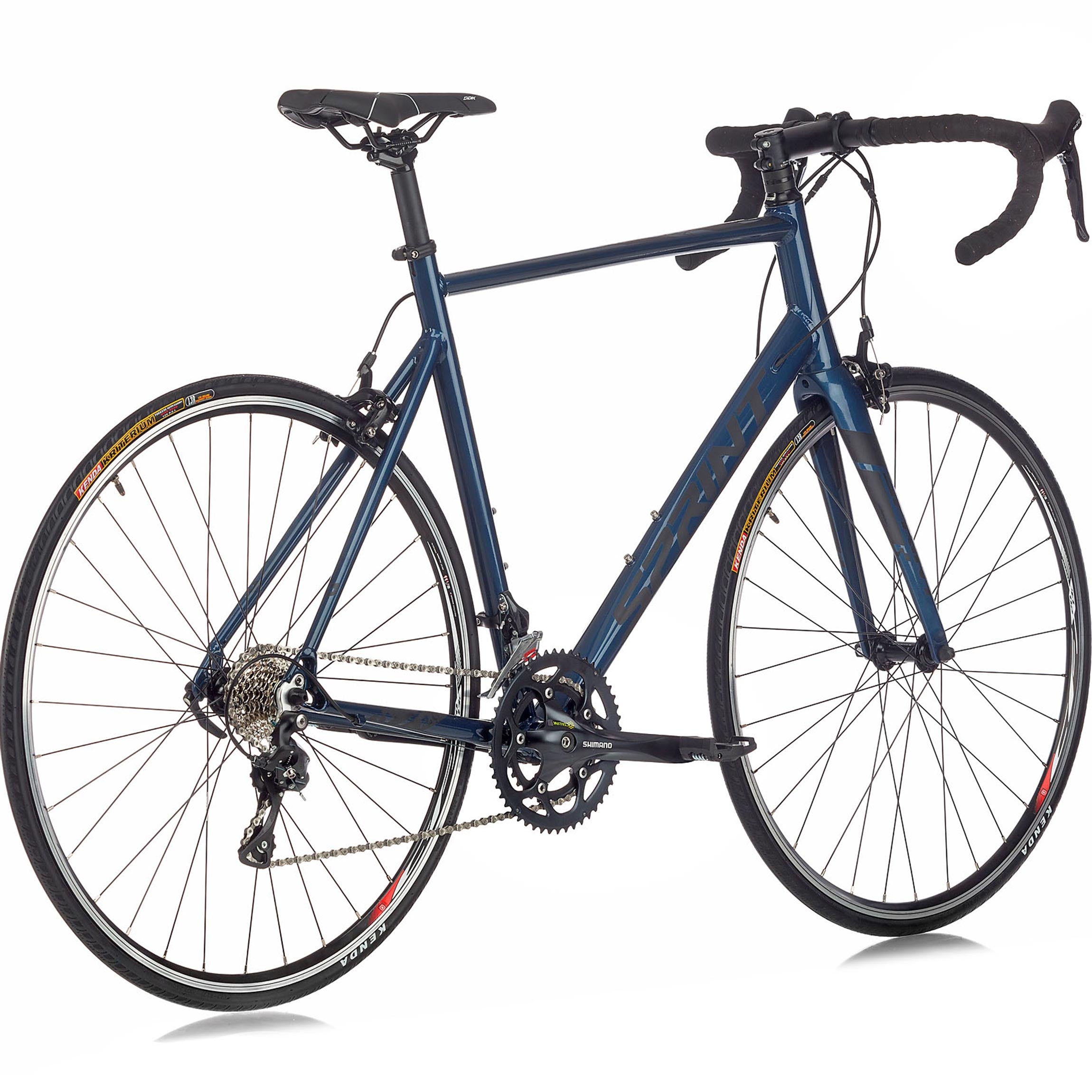 28" Bicicletta da corsa uomo SPRINT MONZA ELITE 28 forcella in carbonio, cambio 2 x 9 velocità SHIMANO SORA RD-R3000 blu / nero