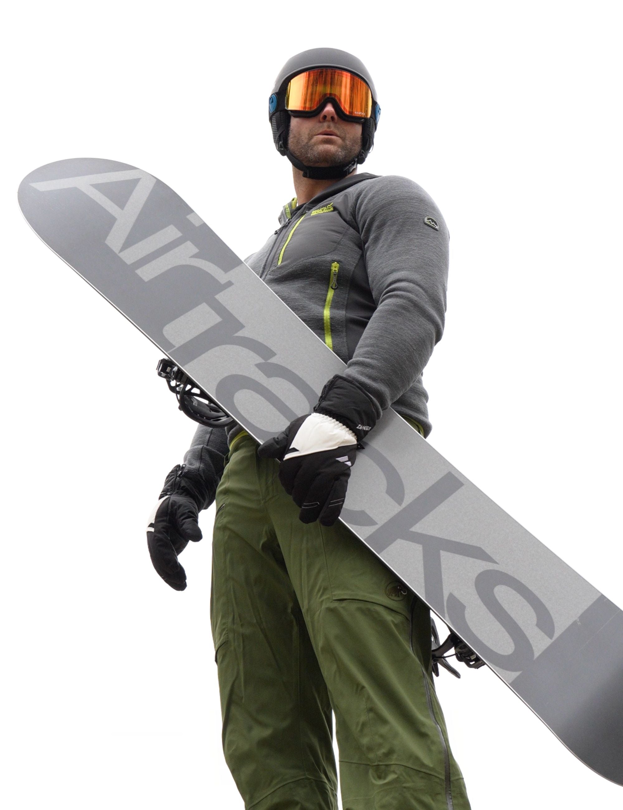Men's snowboard SILVER Camber Wide