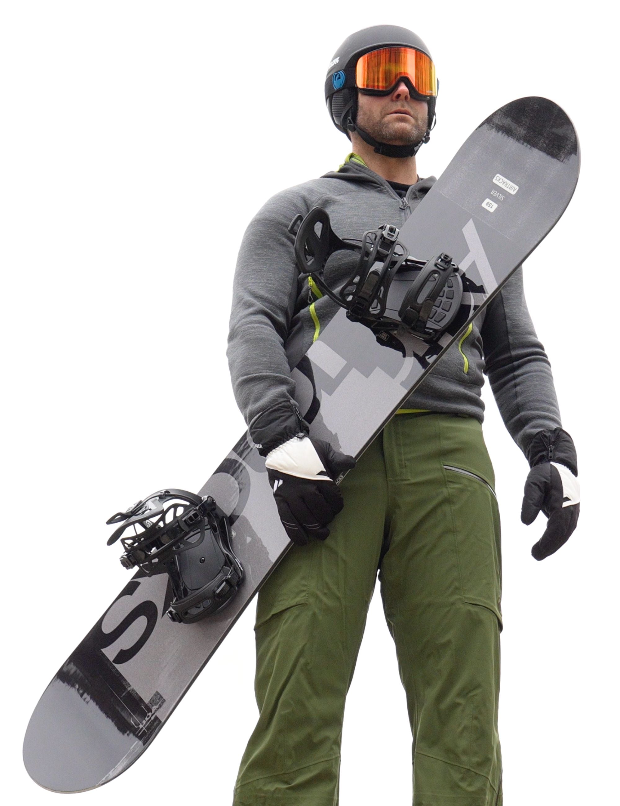 Men's snowboard SILVER Camber Wide