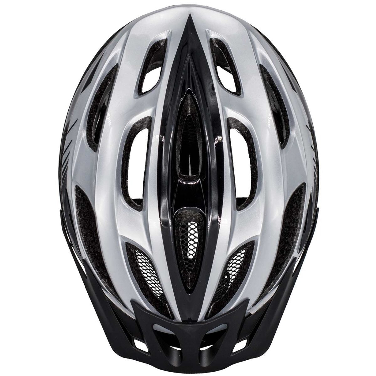 Bicycle helmet Master RD-10 black silver-men and women