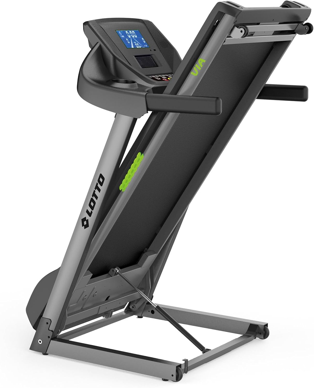 Lotto via treadmill foldable electrically up to 100 kg Bluetooth 1-16 km/h 133x45 cm