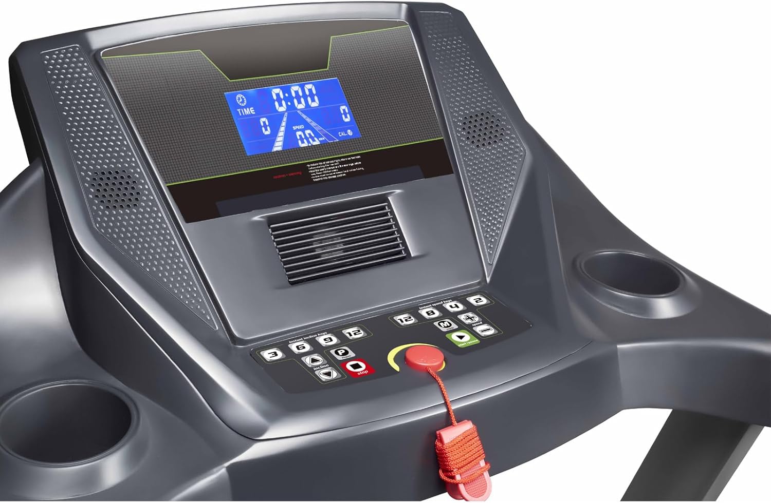 Lotto via treadmill foldable electrically up to 100 kg Bluetooth 1-16 km/h 133x45 cm
