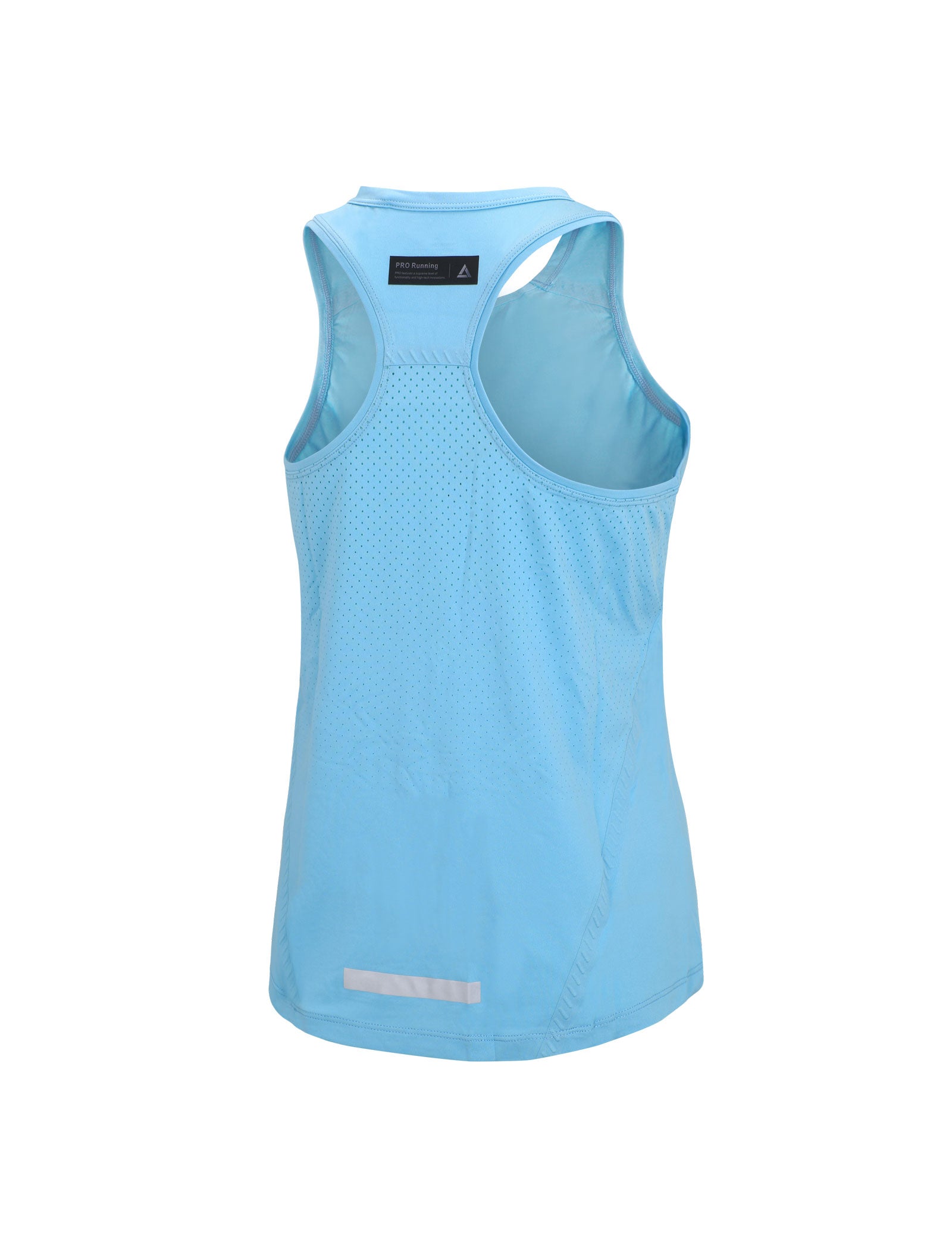 Maglia da corsa funzionale donna senza maniche Pro Line Celeste