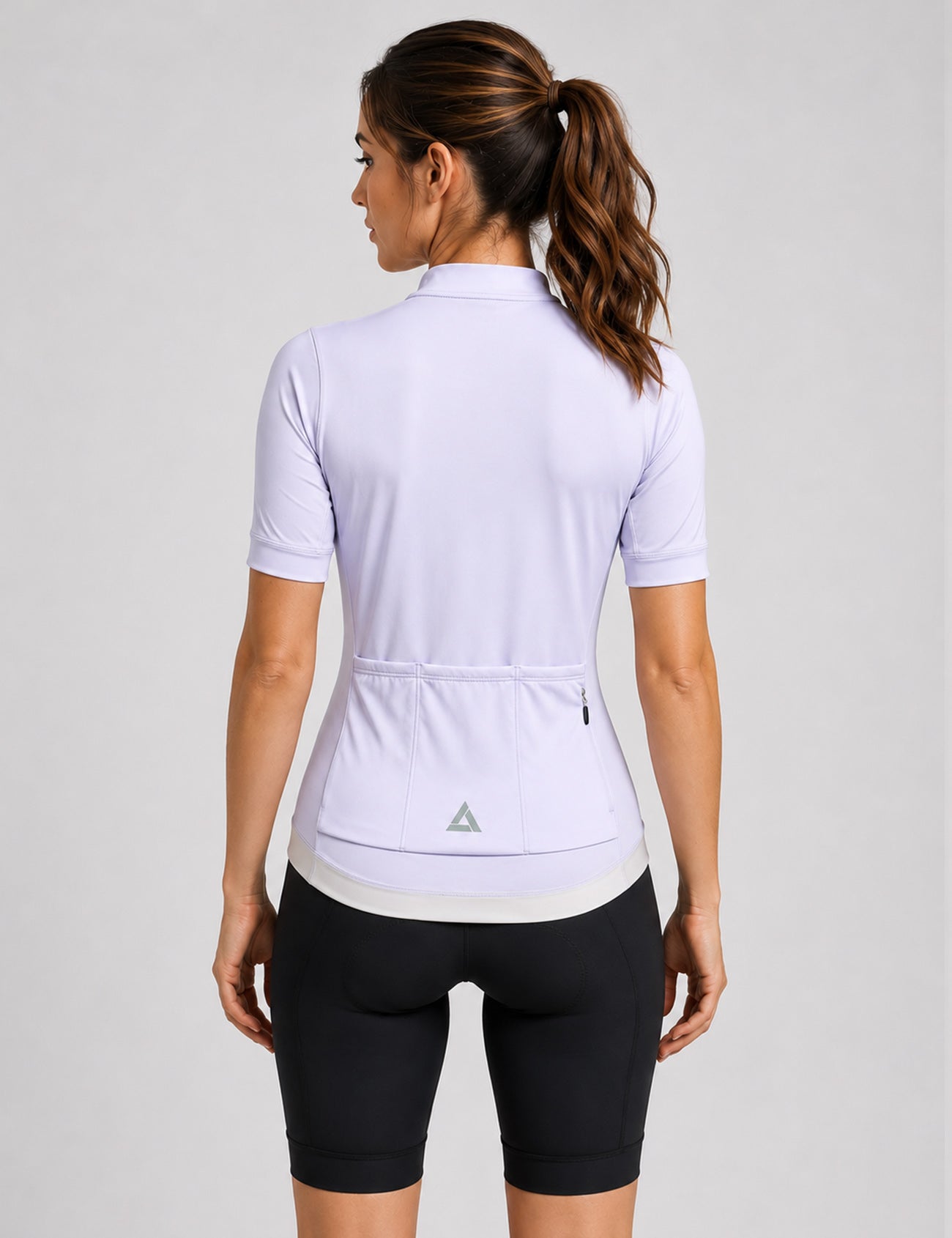 Women's Short Sleeve Cycling Jersey Comfort Line Aster