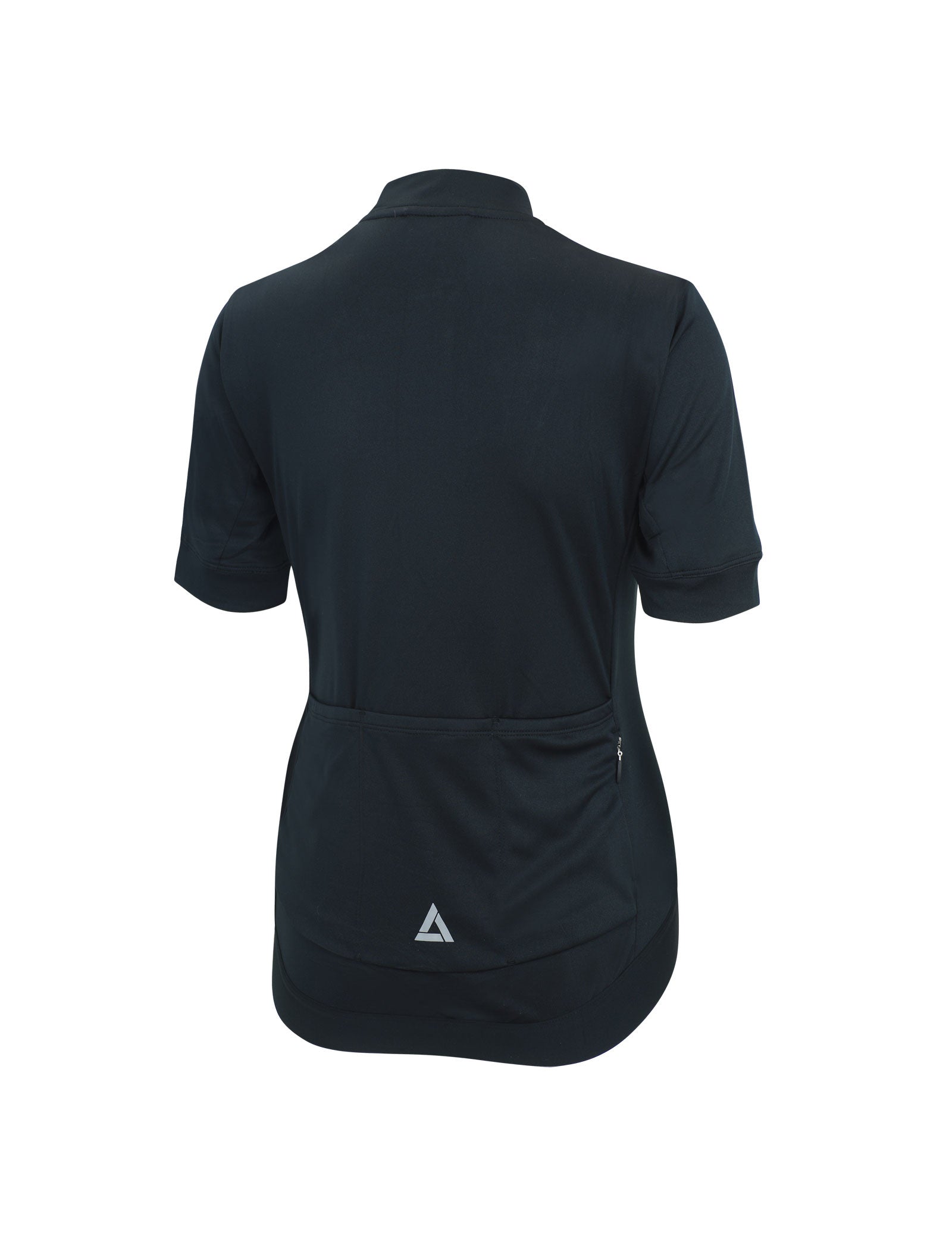 Women's Short Sleeve Cycling Jersey Comfort Line Black