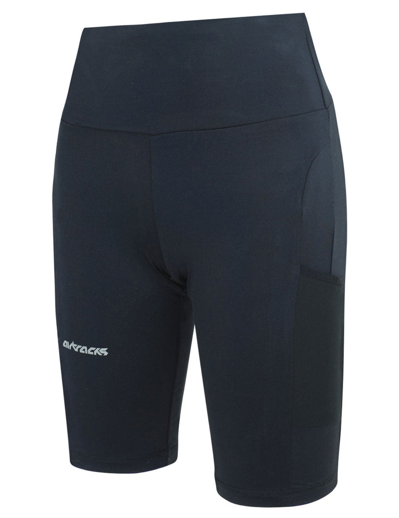 Pantaloni corti da running da donna Pro Team neri