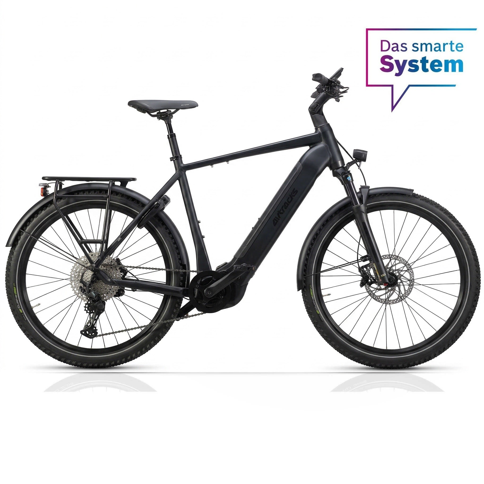 27,5" Herren E-SUV MTB TERRA CX1 BOSCH PERFORMANCE LINE PX Smart System POWERTUBE 800 Wh 12 x GANG SHIMANO XT RD-M8100 SGS Schwarz