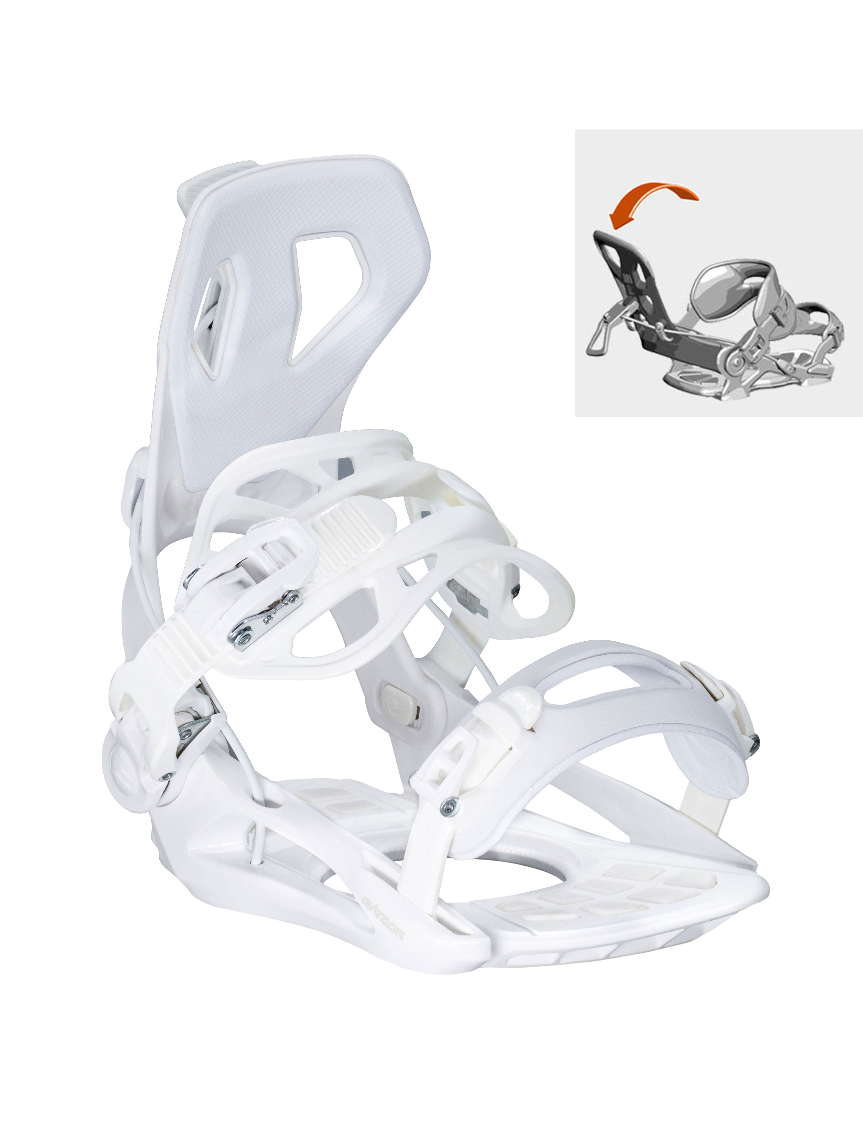 Snowboard Bindung Master Pro W MULTIENTRY FASTEC System Setprodukt