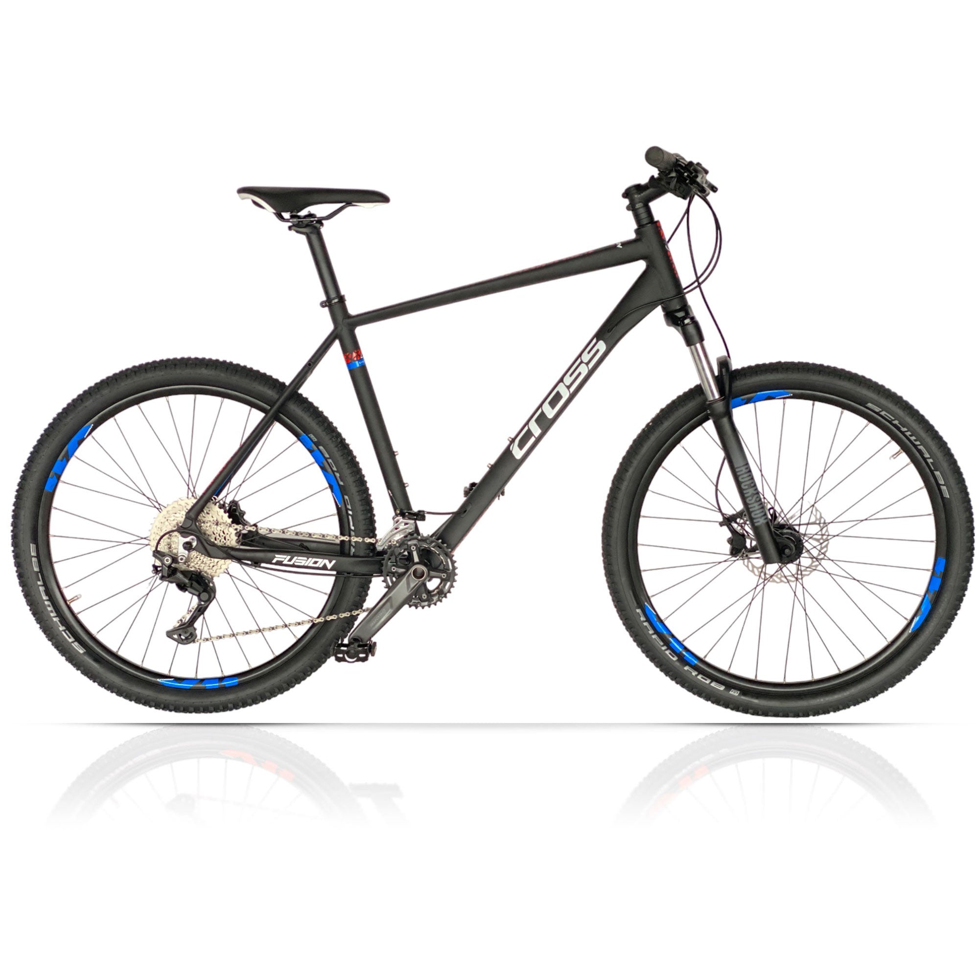 27,5 pollici uomini mtb mountain-mountain fusion x 1 x 12s Shimano Deore Rd-M6100 SGS, Rock Shox Judy 100mm