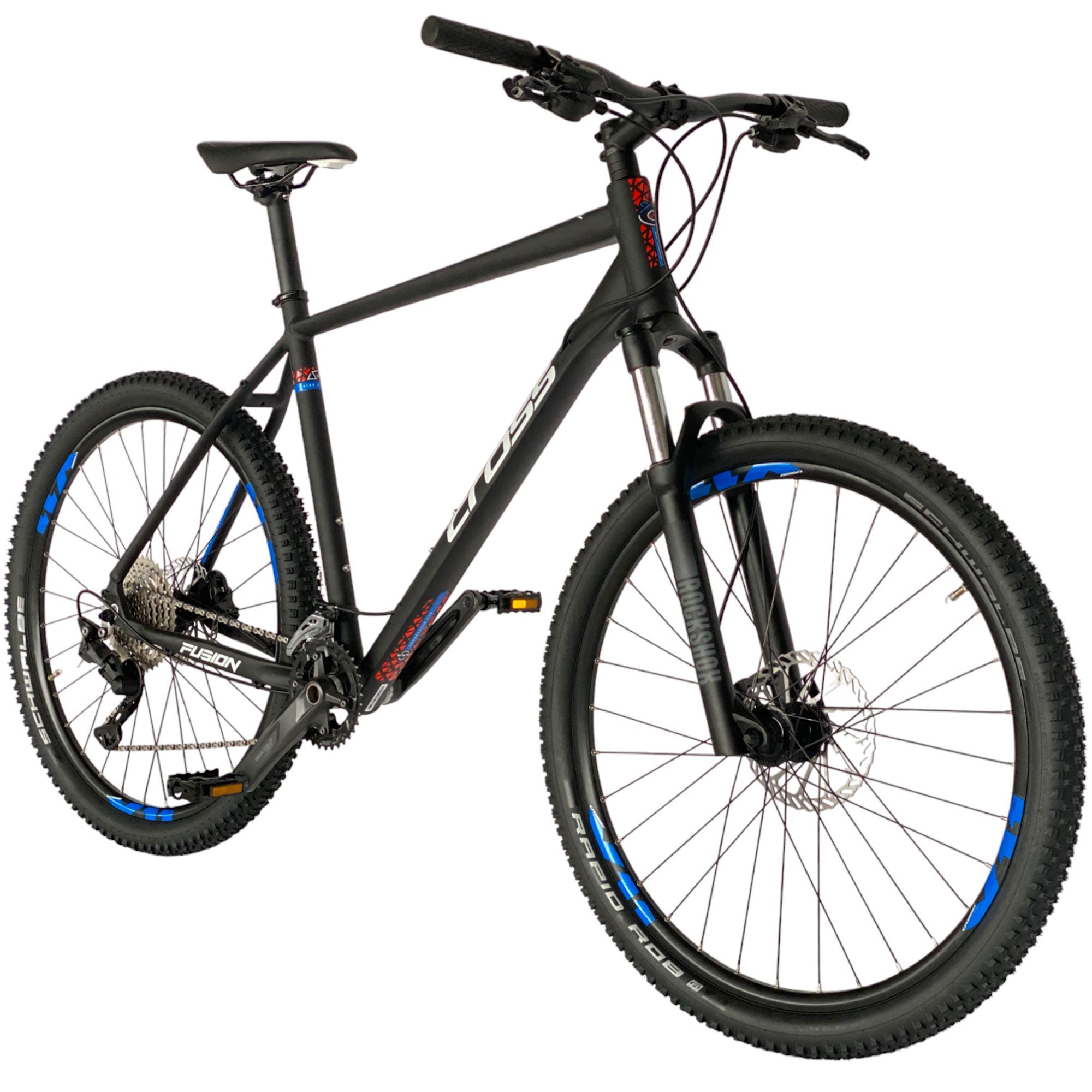 27,5 pollici uomini mtb mountain-mountain fusion x 1 x 12s Shimano Deore Rd-M6100 SGS, Rock Shox Judy 100mm