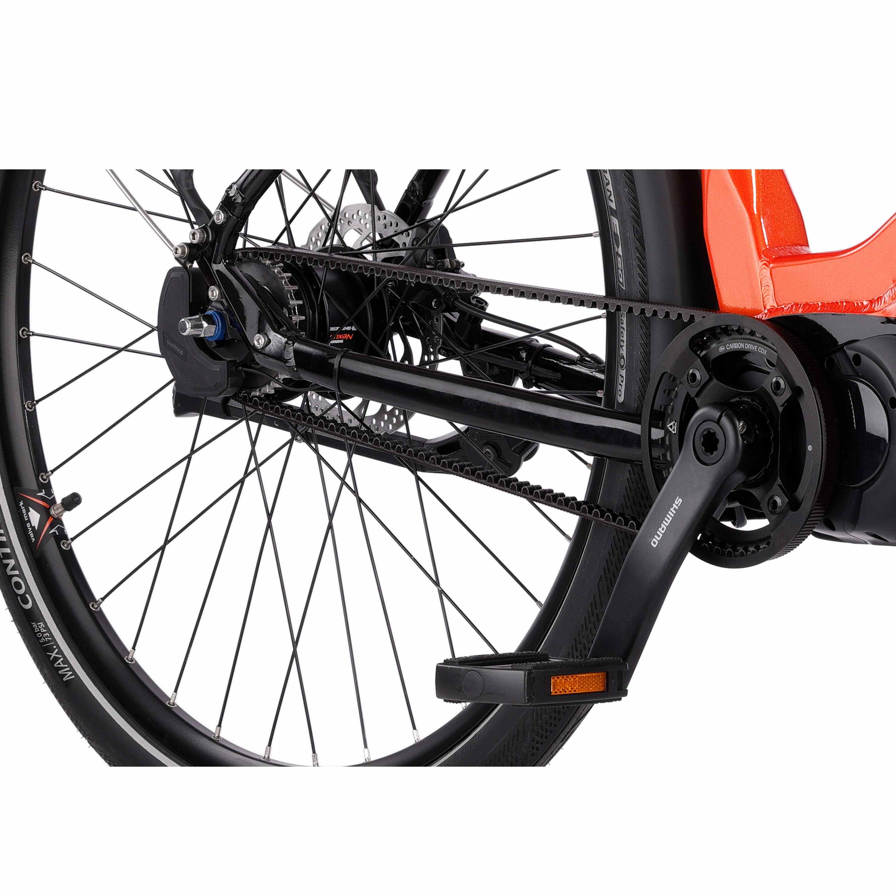28 Zoll Damen E-Bike LS CITY Fahrrad e-TOURING 11.9 City Bike SHIMANO STEPS E 6100 630 Wh 5 x GANG GATES CARBON BELT SHIMANO NEXUS INTER 5