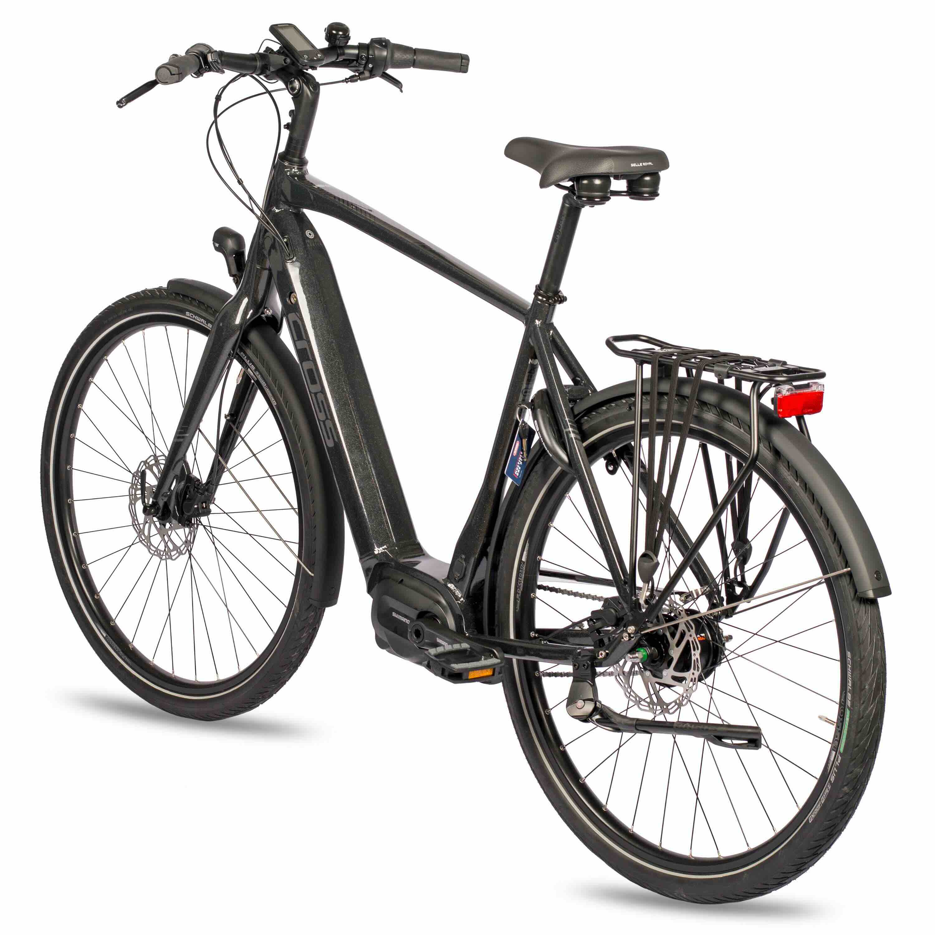 28 pollici di e-bike uomini città in bicicletta Nova shimano gradini E-6100 504wh 8 x gang shimano nexus