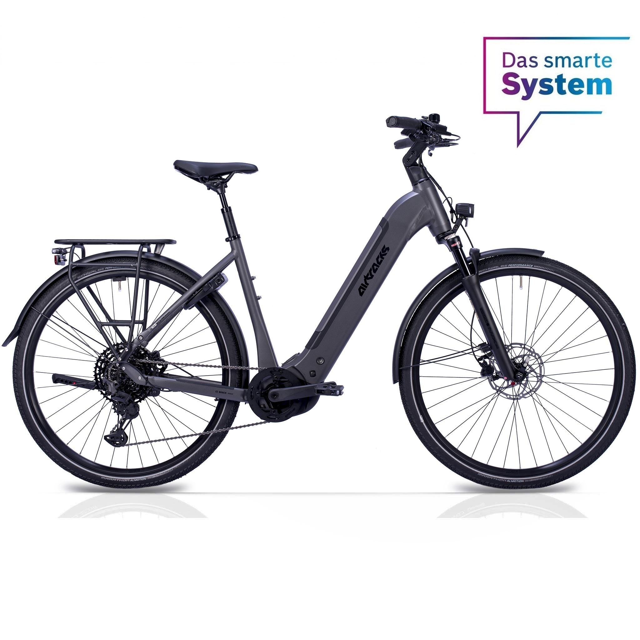 28" Dames E-Bike trekkingfiets LS Wave TERRA TR1 BOSCH Performance Line PX Smart System PowerTube 800 Wh 11-versnellingen SHIMANO XT RD-M8130 SGS