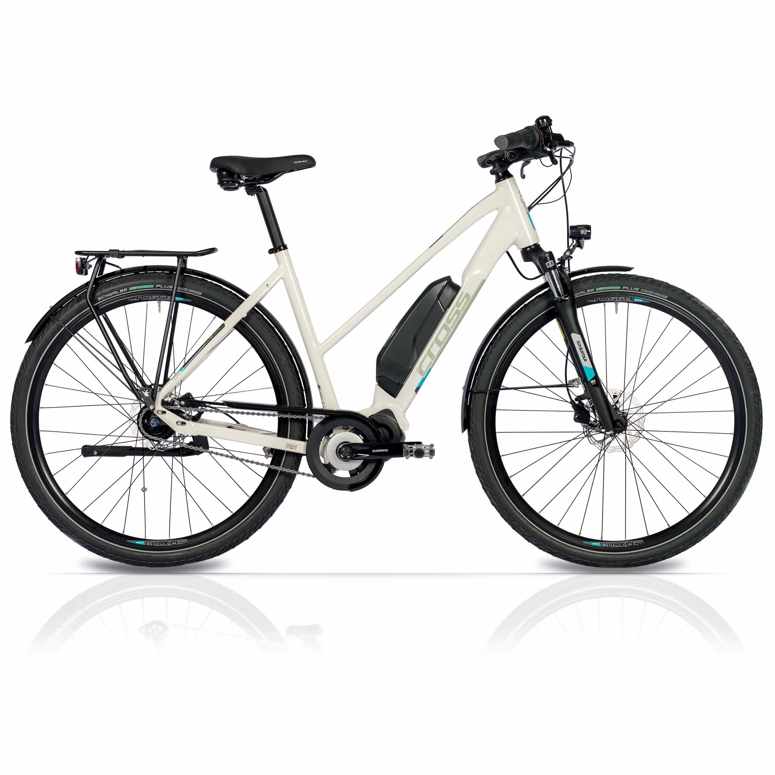 28" E-Bike Damen City Fahrrad V-Tron SHIMANO STEPS E-5000 418Wh 7 x GANG SHIMANO NEXUS