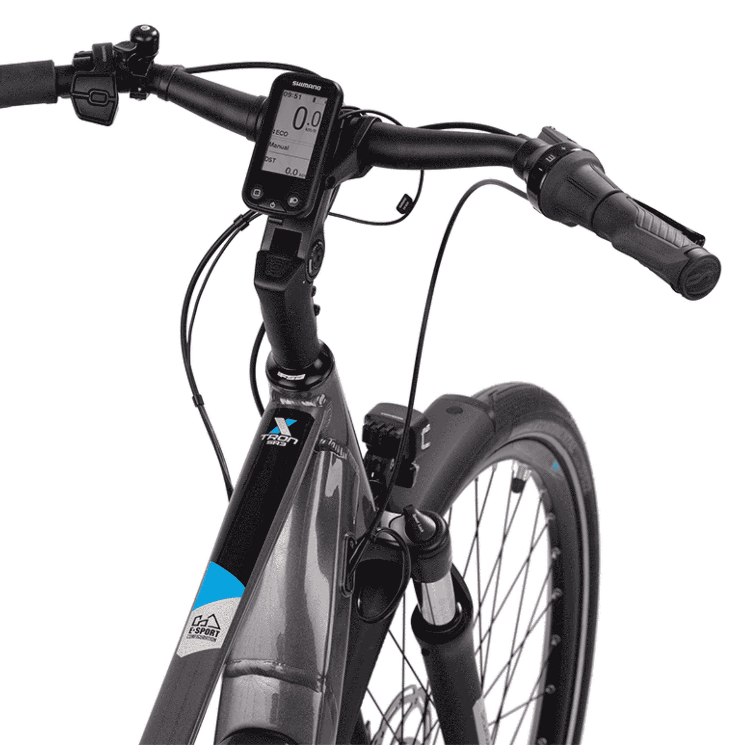 28 Zoll E-Bike Herren City Fahrrad X-Tron SR3 SHIMANO STEPS E-5000 418Wh 5 GANG SHIMANO NEXUS INTER