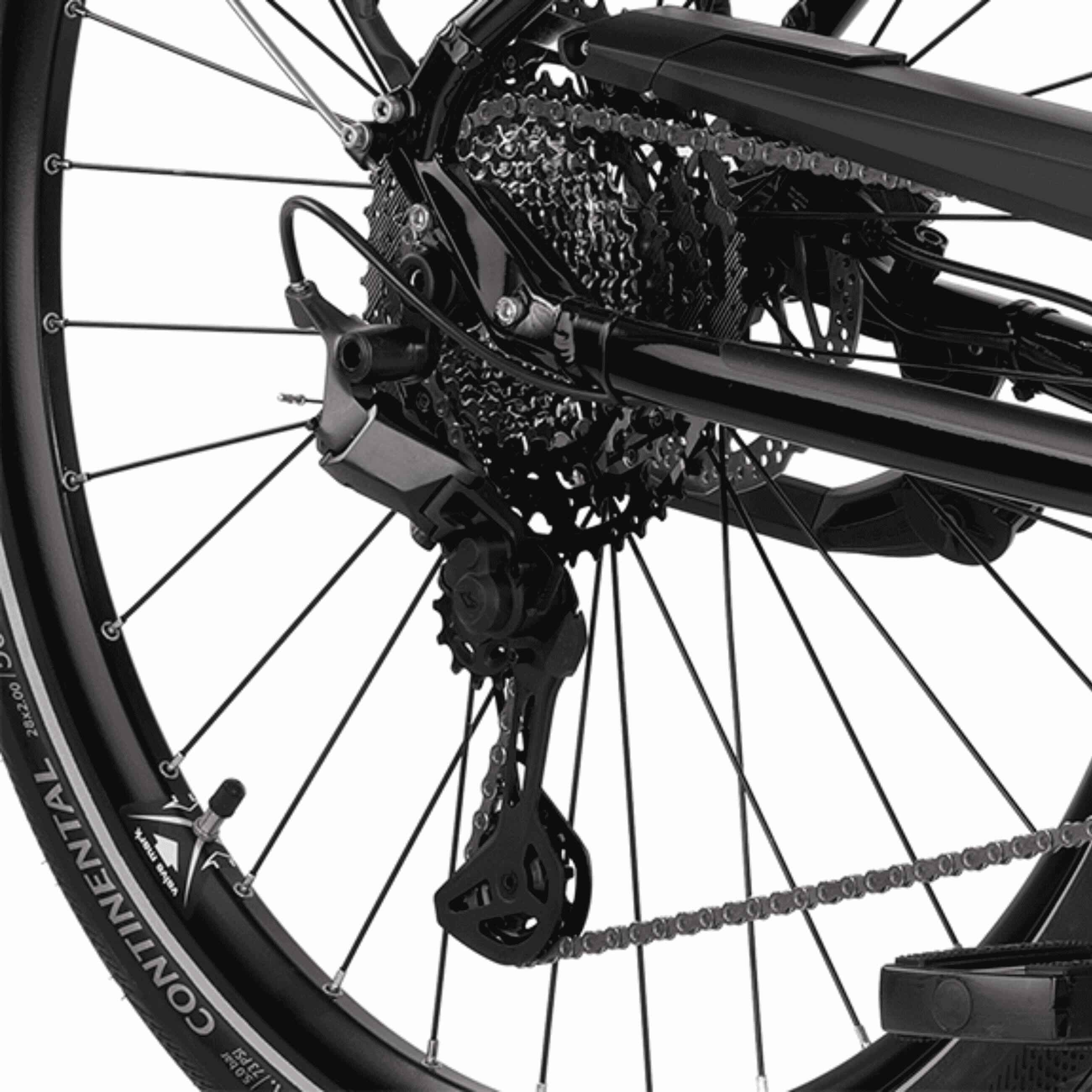 28" Damen E-Bike LS Trekking Fahrrad e-TOURING 12.9 City Bike SHIMANO STEPS E 7000 504 Wh 11 x GANG SHIMANO XT RD-M8130 SGS
