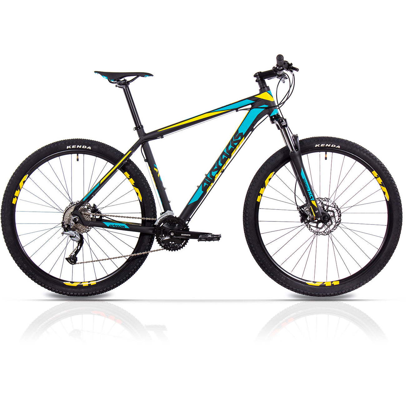 MOUNTAGE MUSTANTE MB da 29 pollici MB.2930 MTB Hardtail Bicycle 27 GANG SHIMANO ALIVIO RD-M3100 SGS