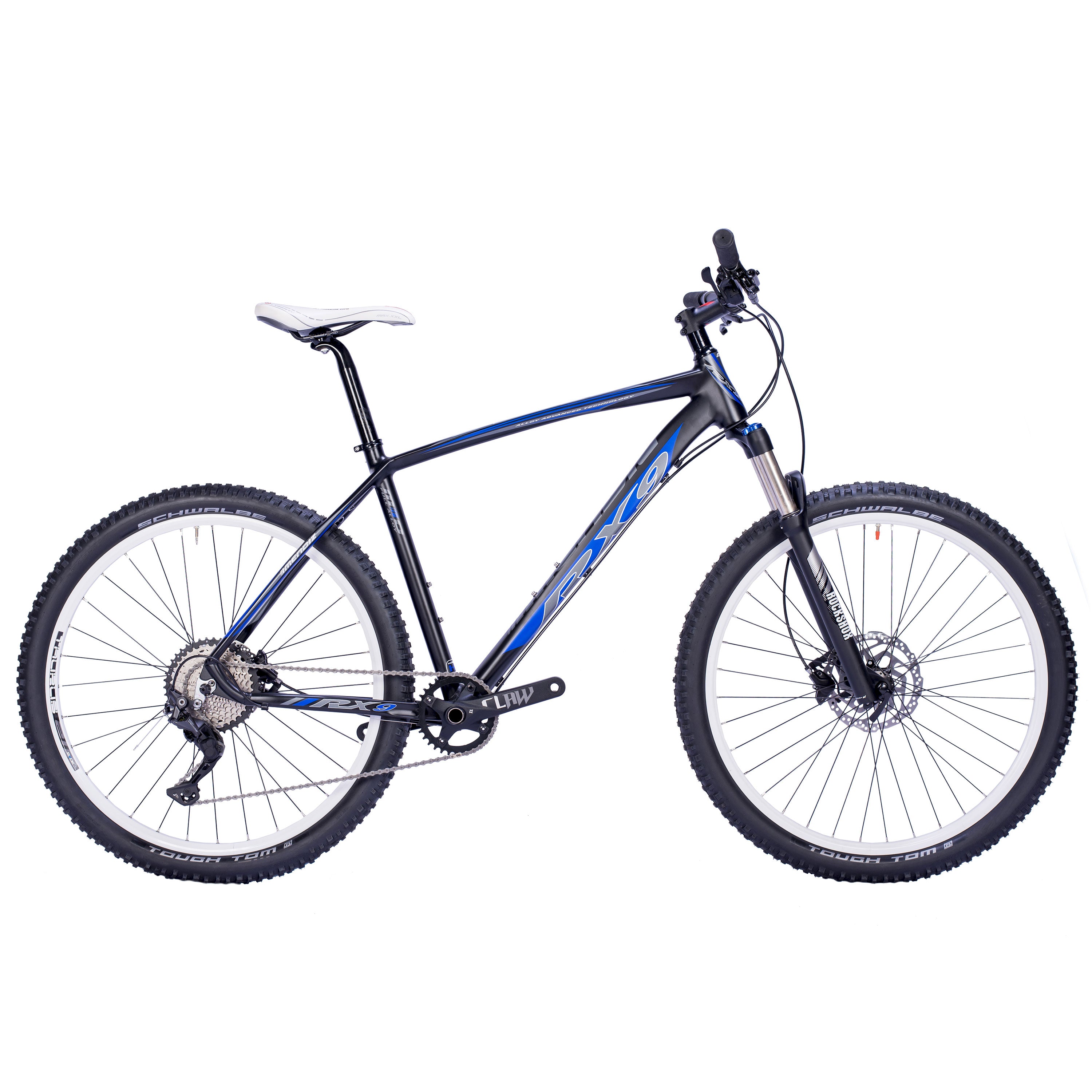 27,5 Zoll Herren MTB RX9 Hardtail 1x11G Shimano Deore Schwarz Blau