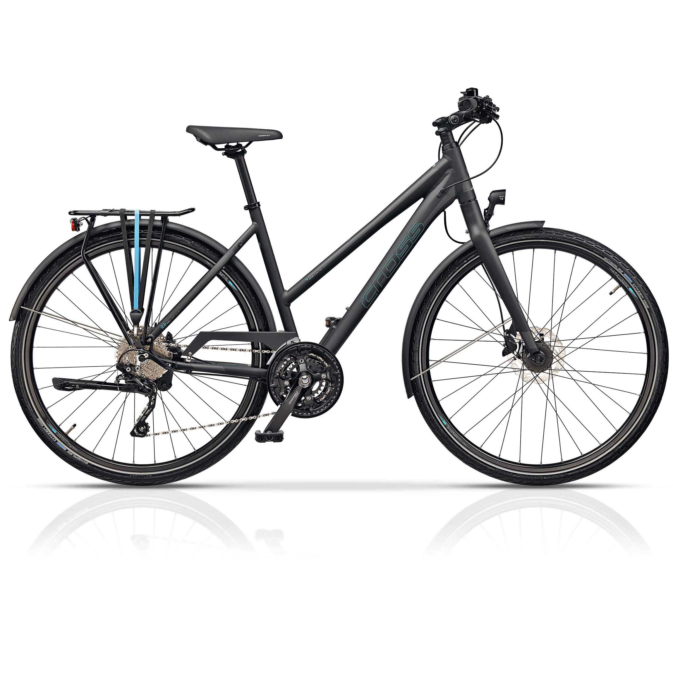 28" Vélo de trekking femme QUEST LADY, transmission Shimano Deore RD-T6000 SGS 30 x vitesses