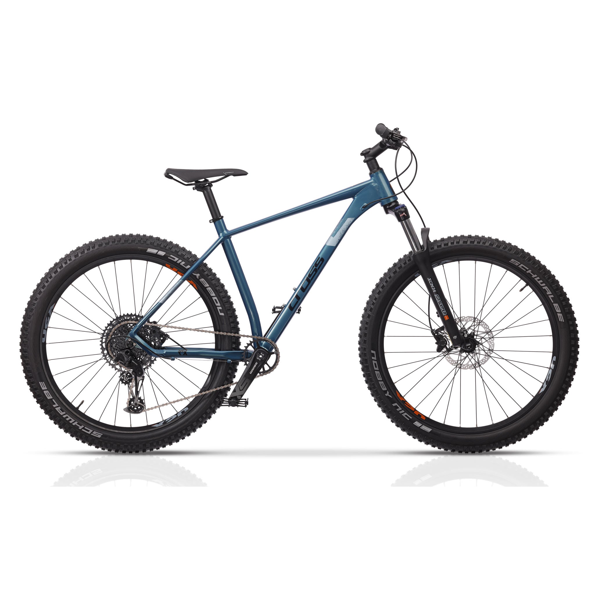 27,5 pollici uomini MTB MountainBike RTX 1 x 12S Shimano Sram Sx Eagle, Suntour XCM34 Boost
