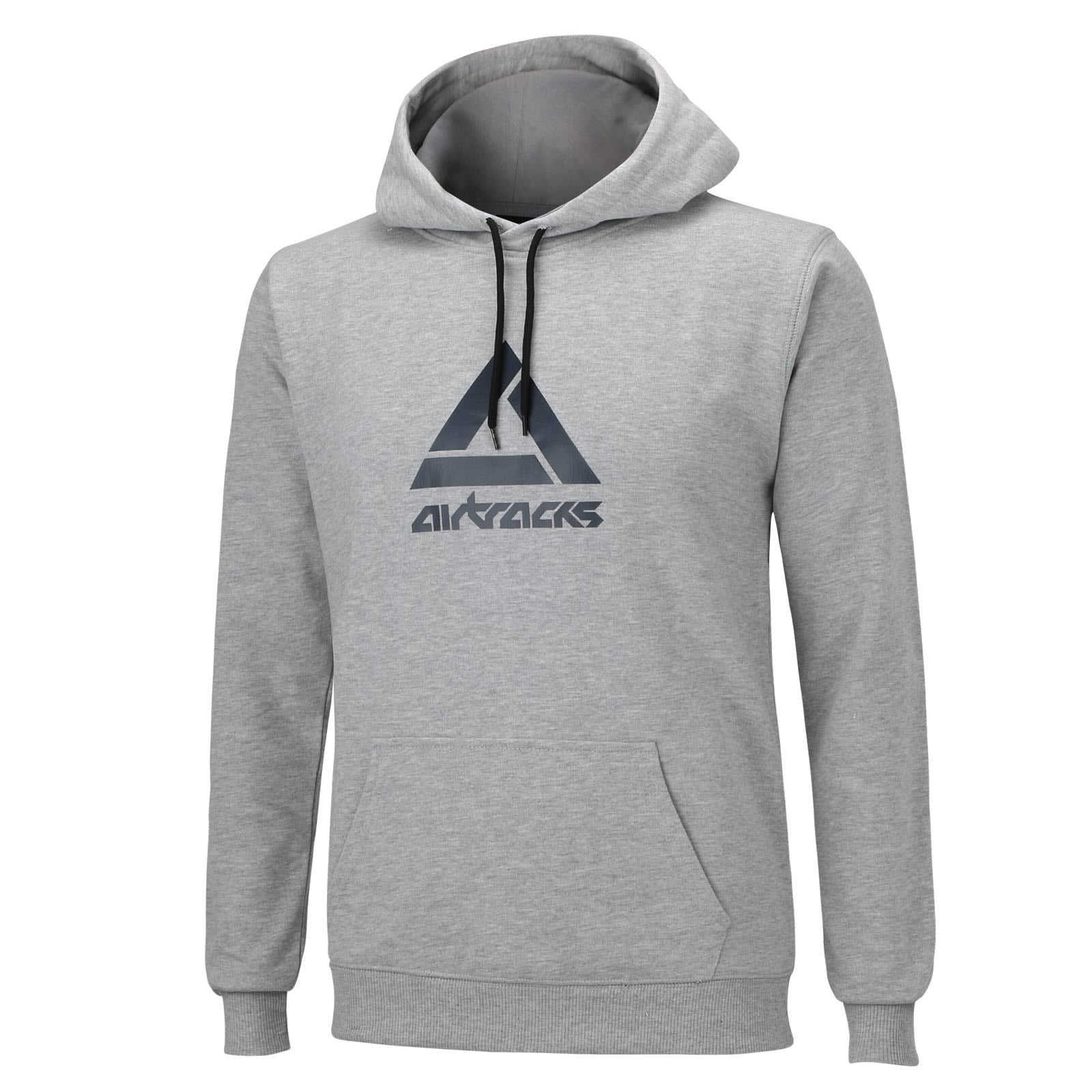 Winter Sweatshirt Crew Team Pro con cappuccio grigio