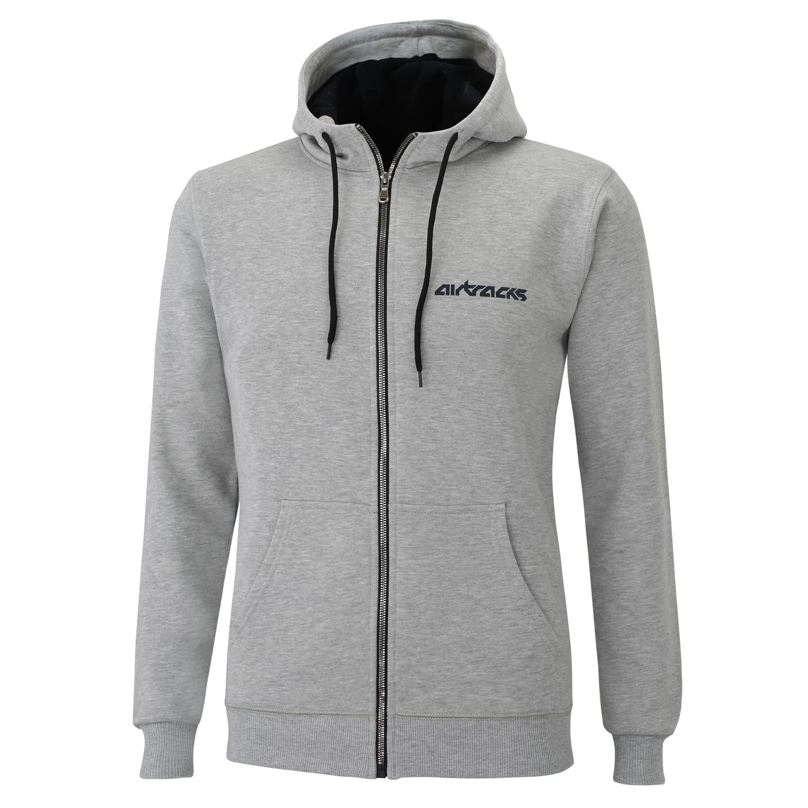 Winter Sweatshirt Crew Team Pro con cappuccio e grigio zip pieno
