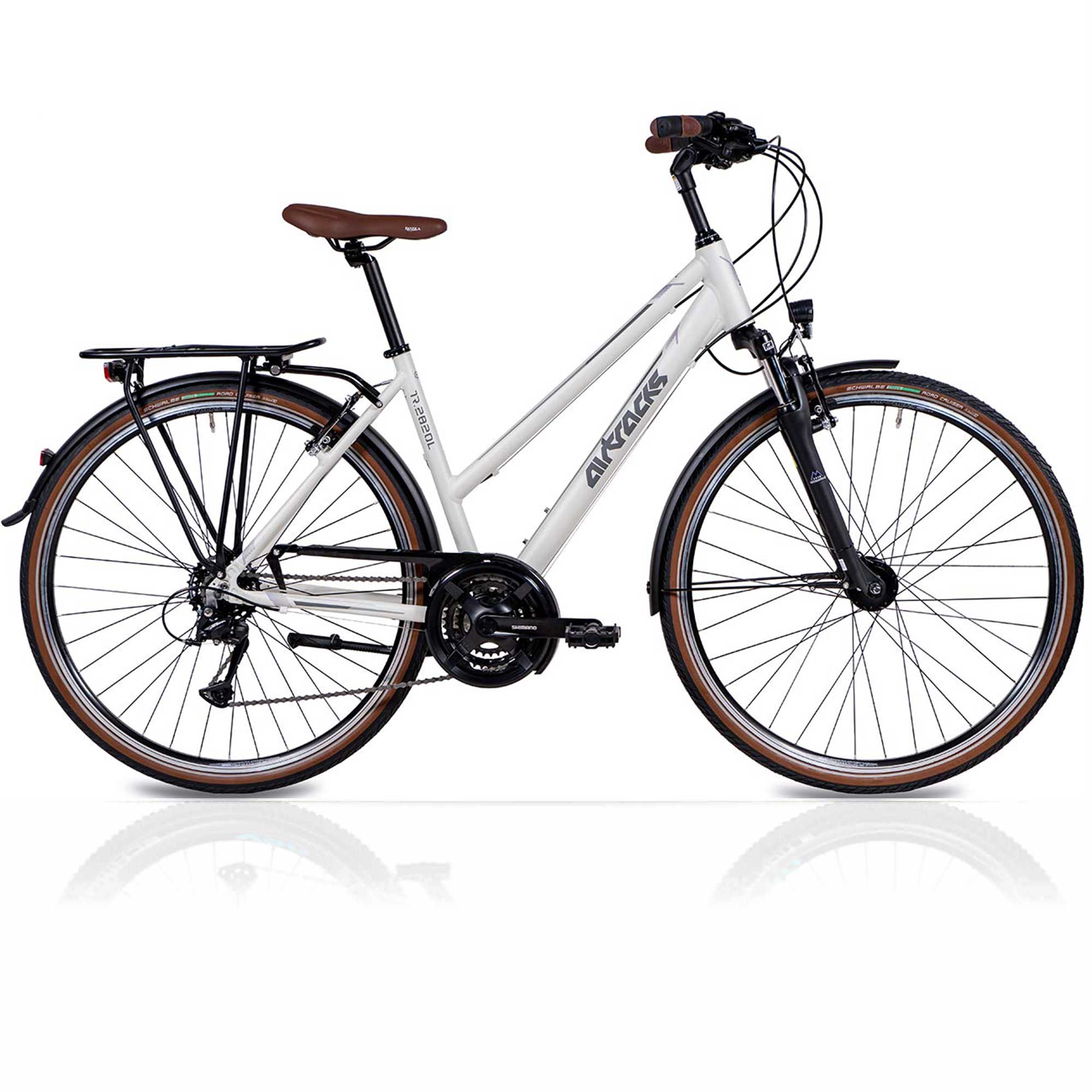 triumph integra disc trekkingrad 28 Airtracks 28 Zoll Damen Trekking Fahrrad Trekkingrad TR.2820 Shimano 24 Gang Acera RD-T3000 SGS Weiss Trekkingbike City Bike Damenfahrrad Rahmenhöhe 48 52 cm M L XL günstig kaufen