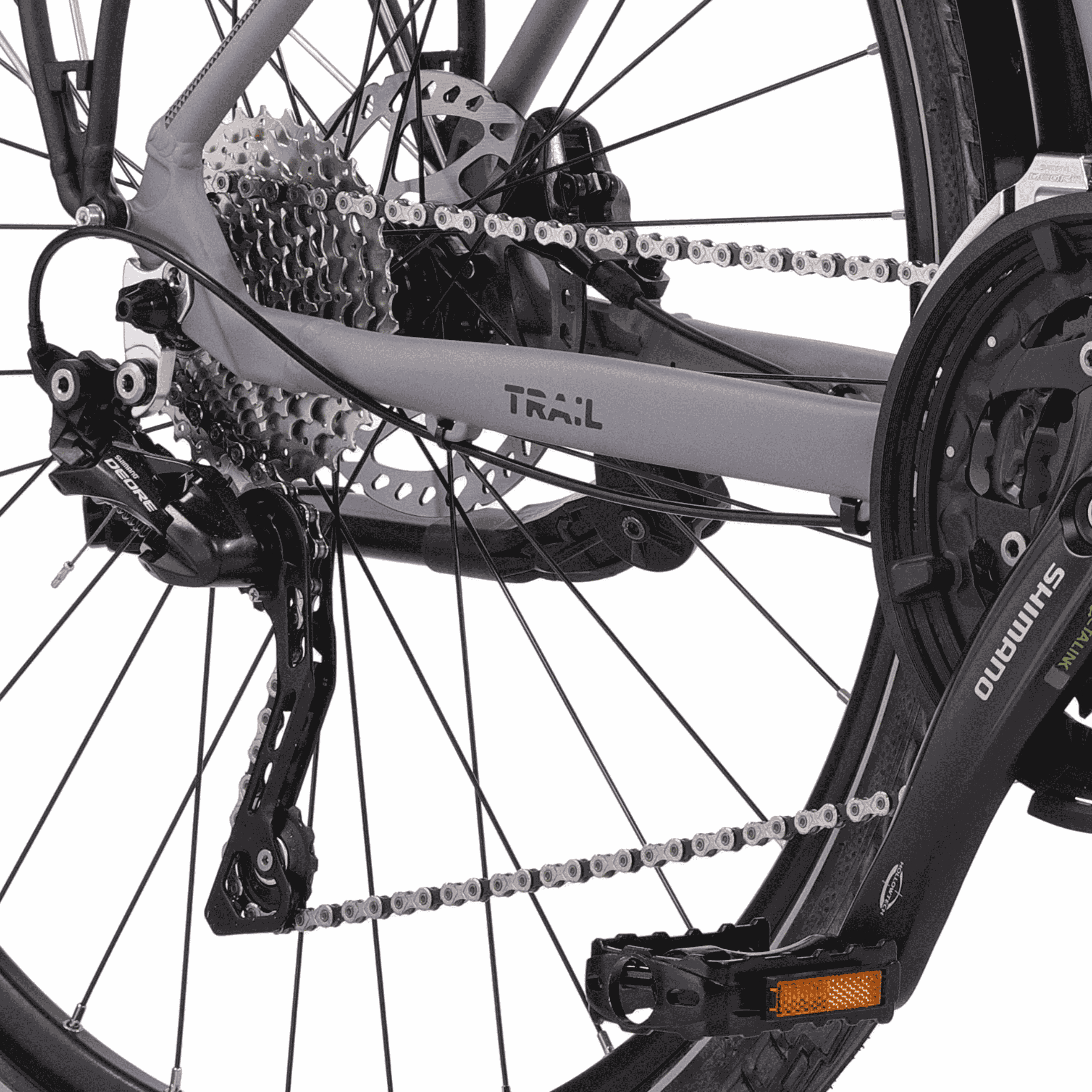 28 pouces hommes Trekking Bicycle 5.0 Trekkingrad Shimano Deore 30 x Gang Rd-T6000 SGS