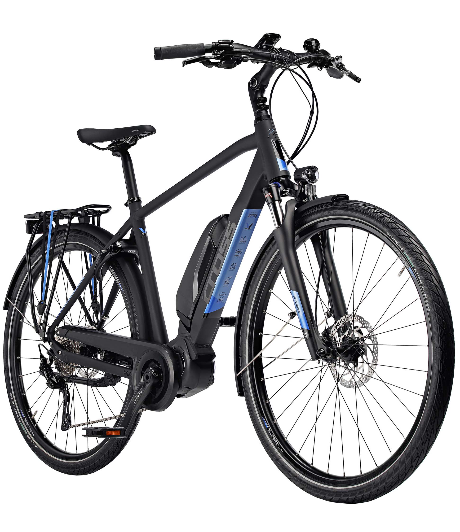 28" E-Bike Herren Trekking Fahrrad V-Tron SHIMANO STEPS E-6100 504Wh 10 x GANG DEORE RDT-6000 SGSL