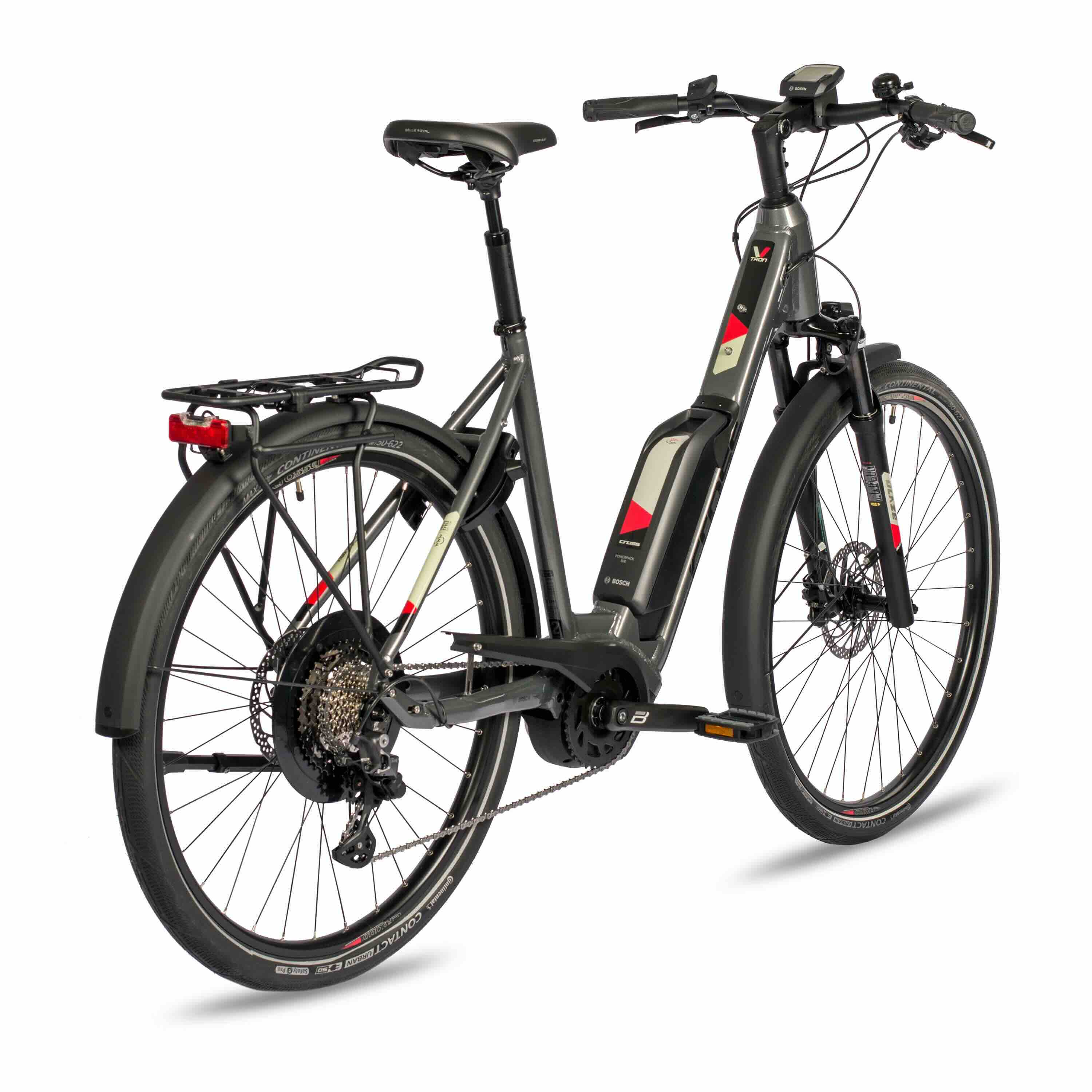 28" E-Bike Trekking Fahrrad LS WAVE V-Tron BOSCH ACTIVE PLUS LINE 500Wh 10s SHIMANO DEORE