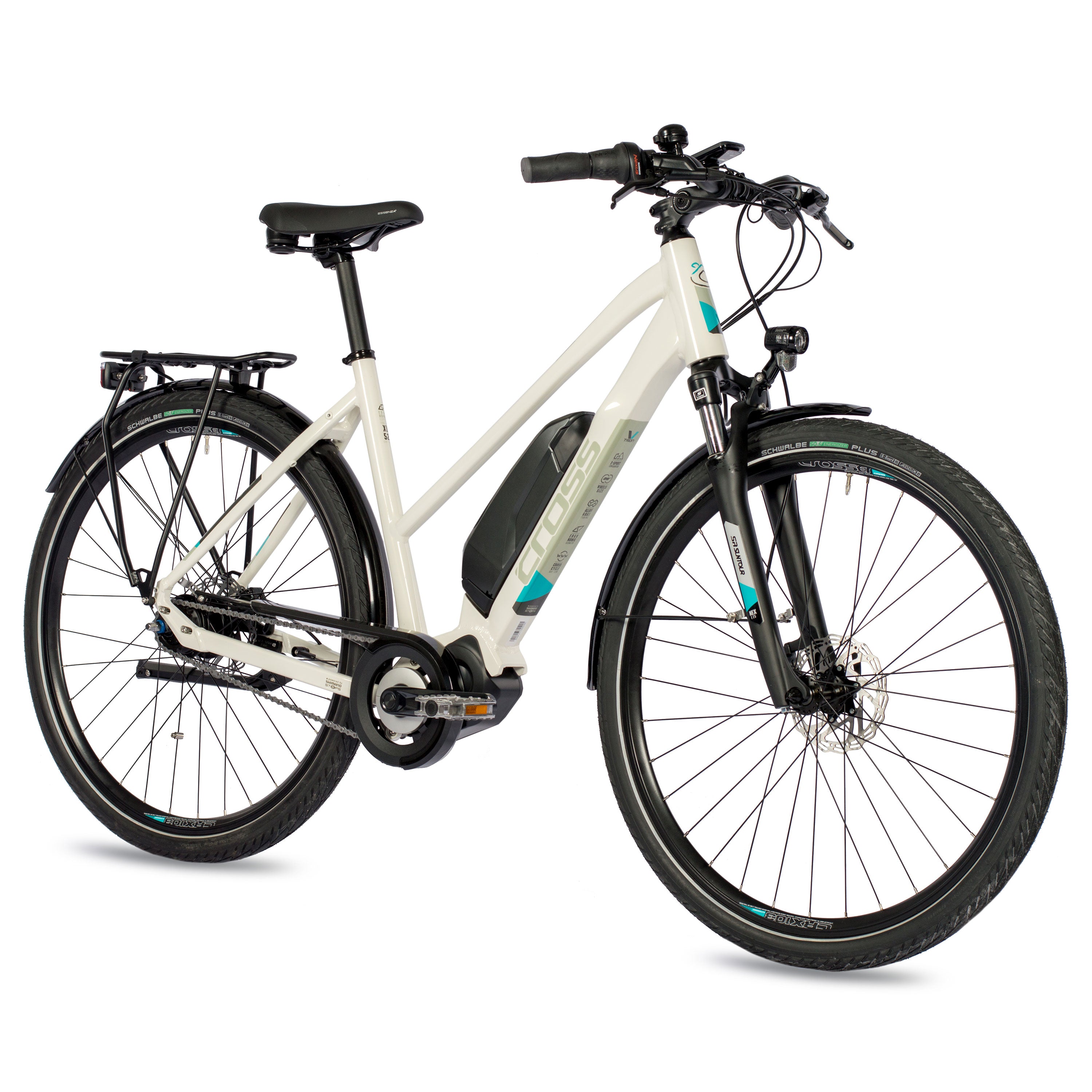 28" E-Bike Damen City Fahrrad V-Tron SHIMANO STEPS E-5000 418Wh 7 x GANG SHIMANO NEXUS