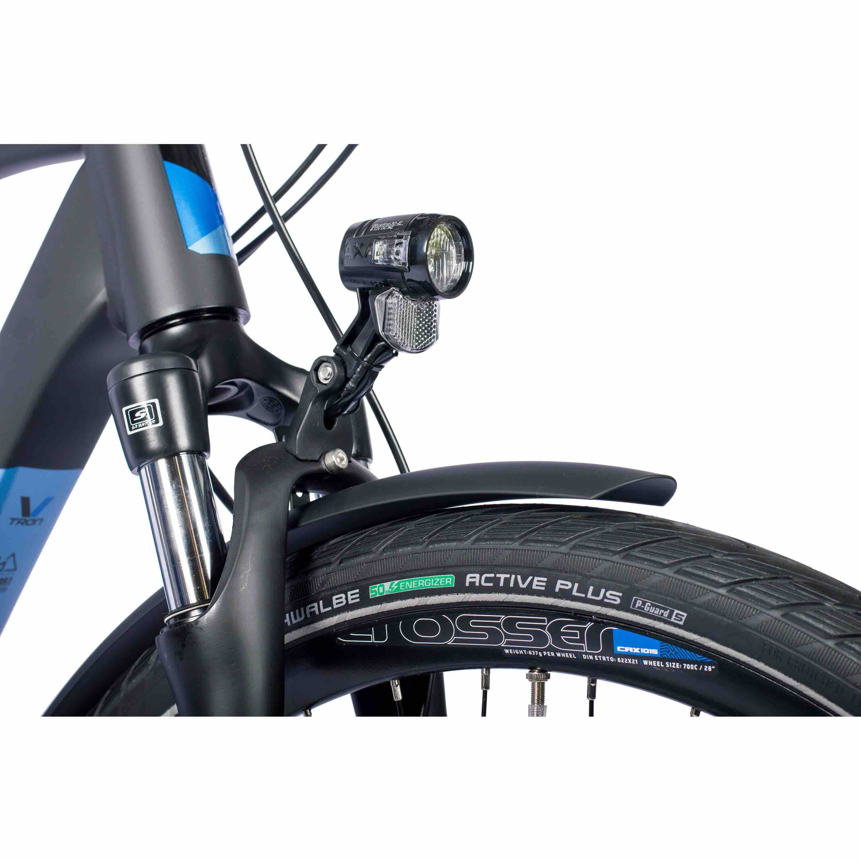 28 Zoll Herren E-Bike Trekking Fahrrad V-TRON SHIMANO STEPS E-5000 418 Wh 9 x GANG SHIMANO RD-T3000